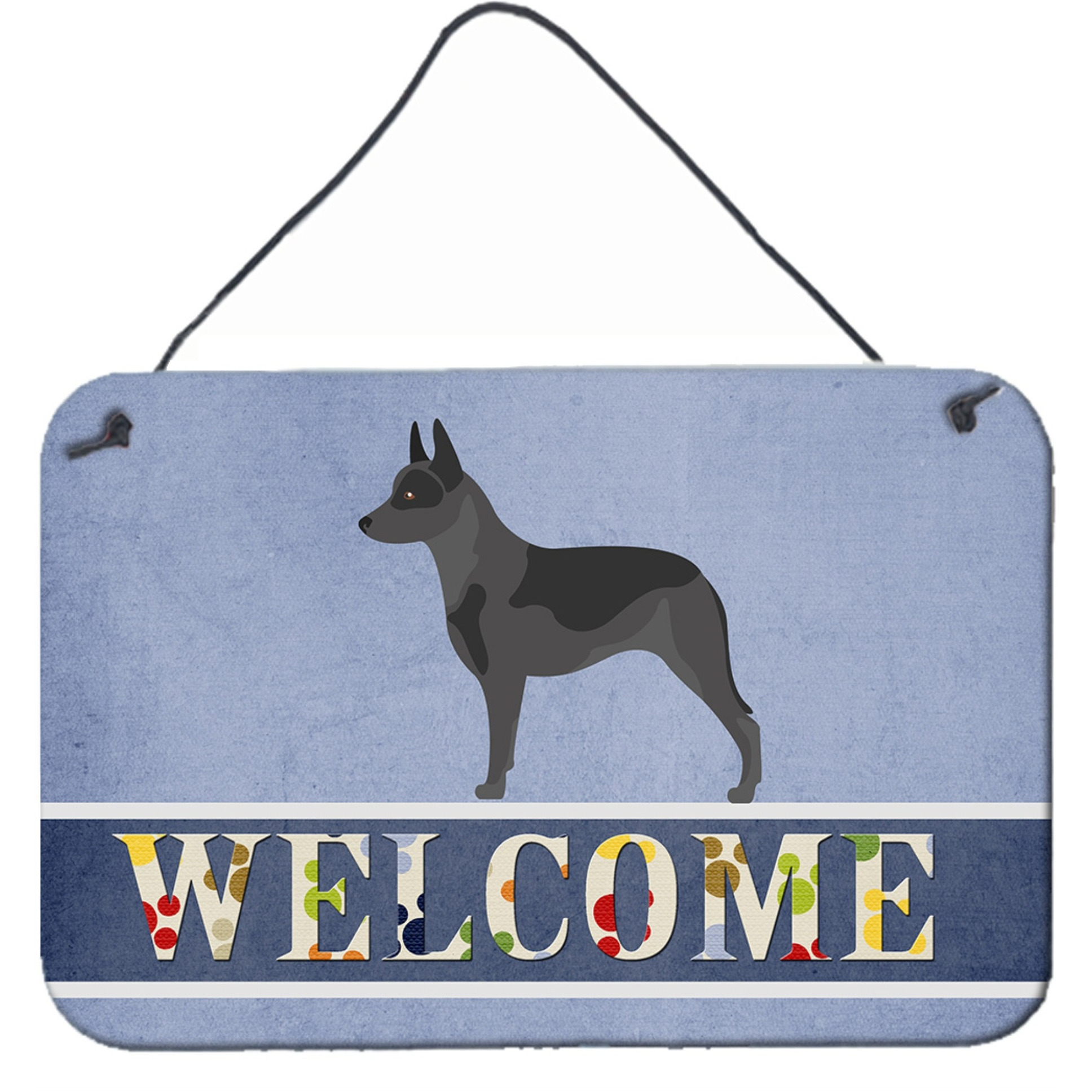 &quotCaroline's Treasures Australian Cattle Dog Welcome Metal Print, 8"" x 12"""