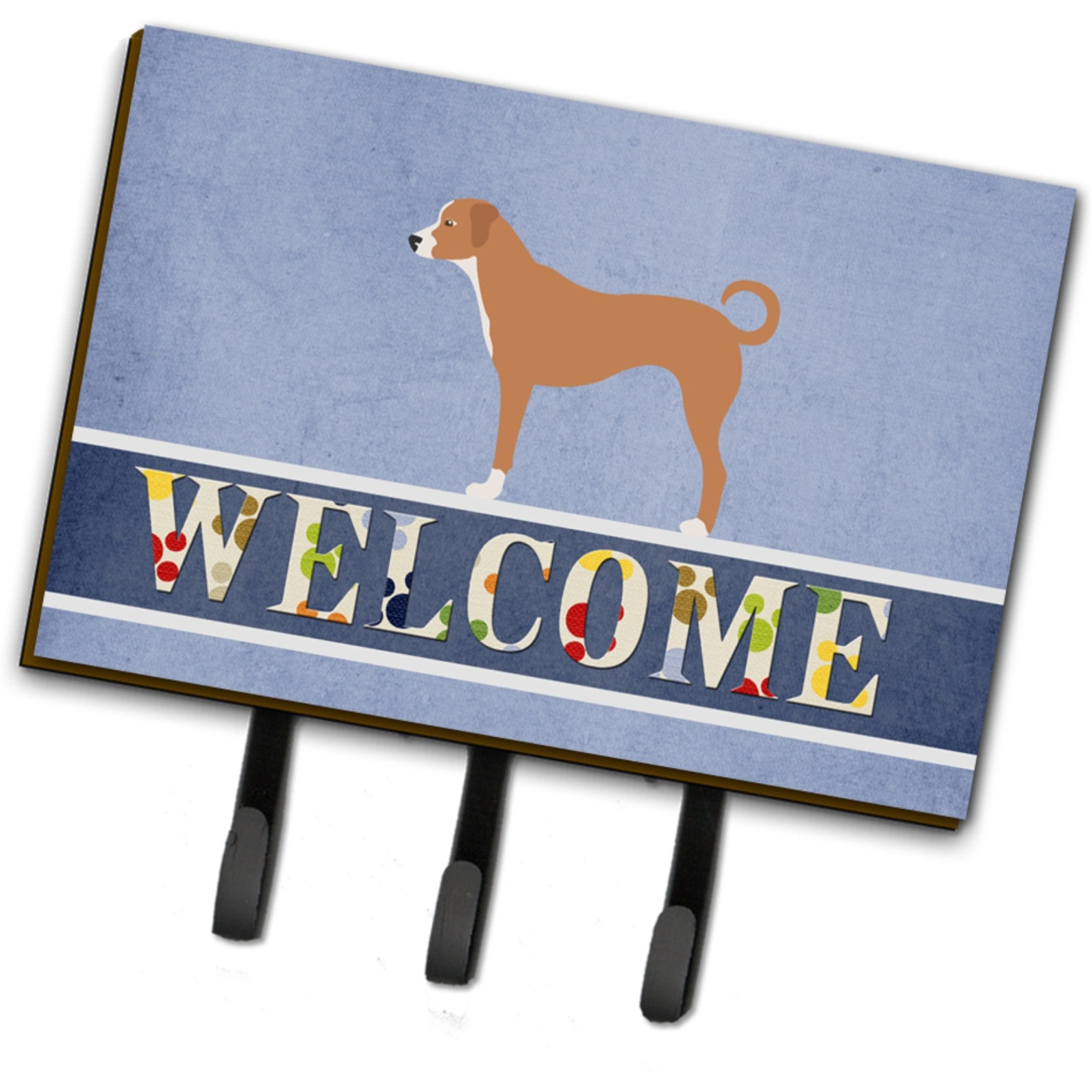 &quotCaroline's Treasures Australian Pinscher Welcome Wall Hook, Triple, Multicolor"