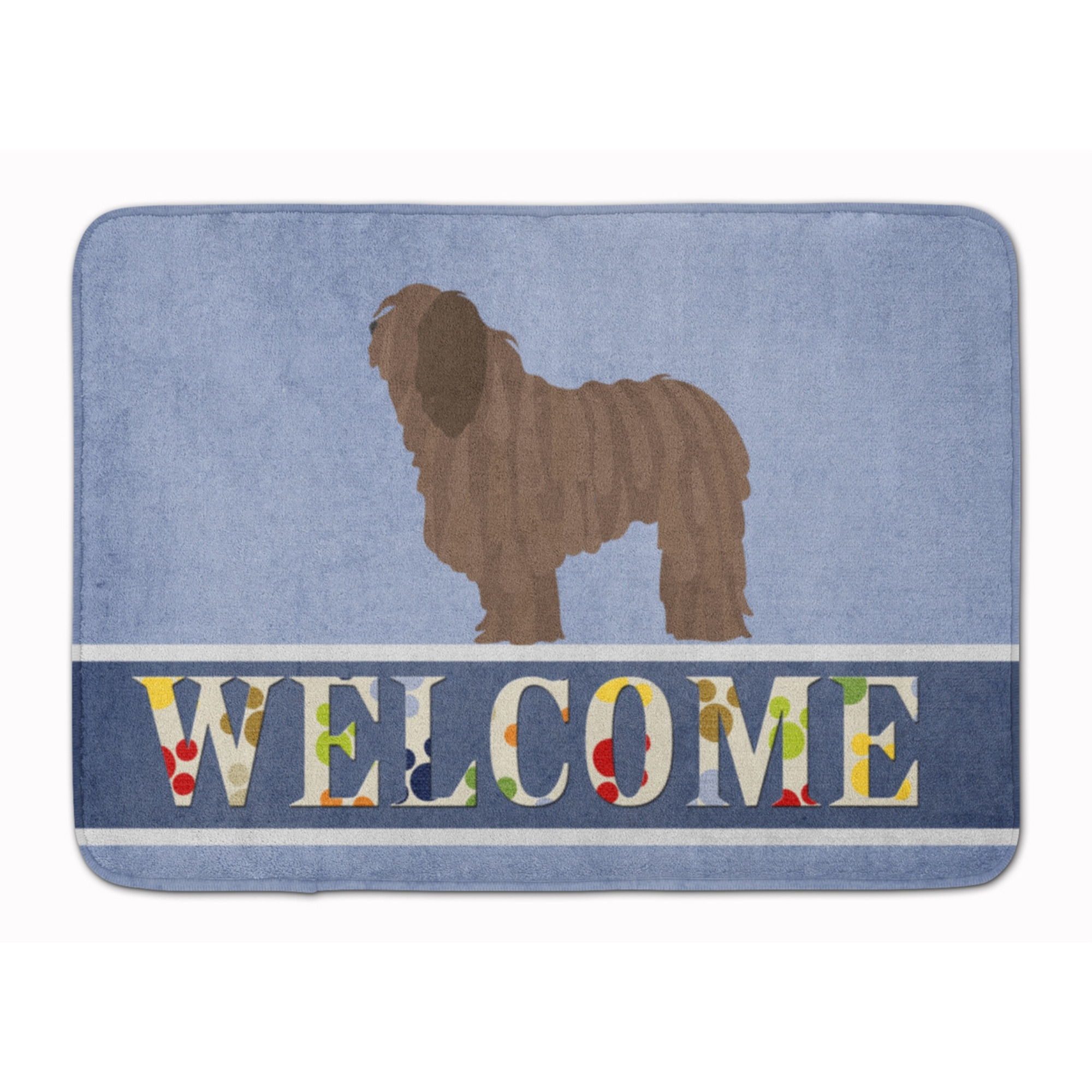 &quotCaroline's Treasures Bergamasco Shepherd Welcome Floor Mat, 19"" x 27"", Multicolor"