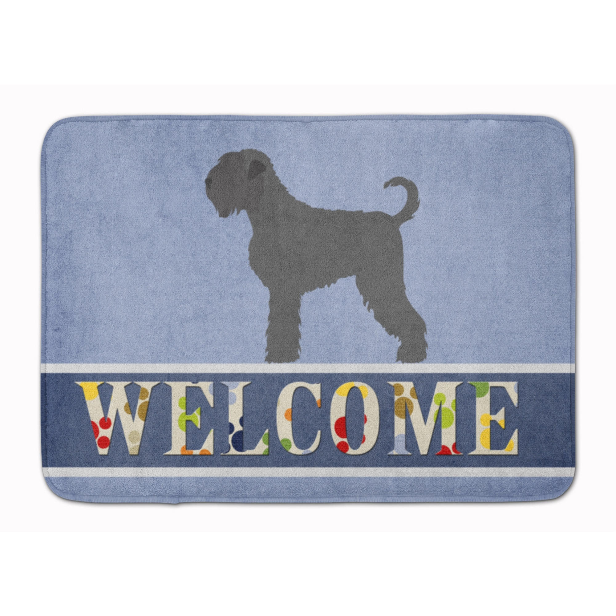 &quotCaroline's Treasures Black Russian Terrier Welcome Floor Mat, 19"" x 27"", Multicolor"