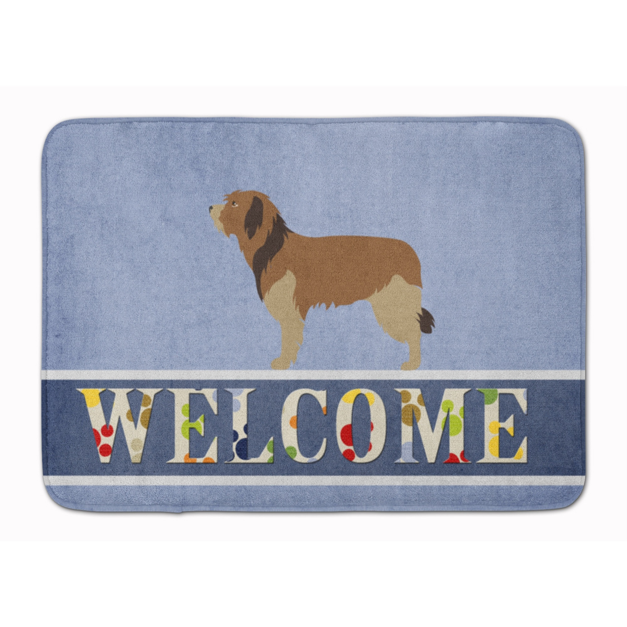 &quotCaroline's Treasures Catalan Sheepdog Welcome Floor Mat, 19"" x 27"", Multicolor"