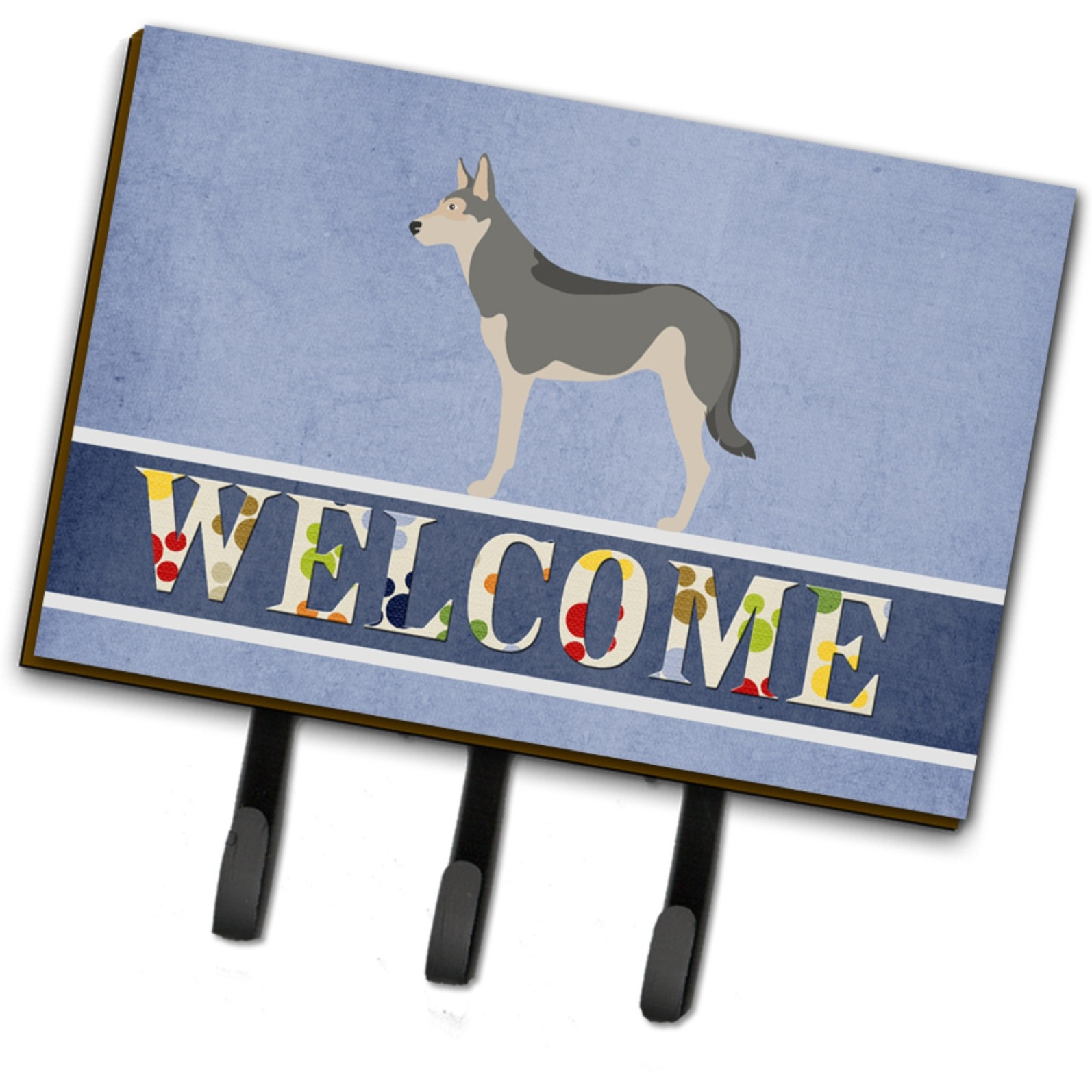 &quotCaroline's Treasures Saarloos Wolfdog Welcome Wall Hook, Triple"