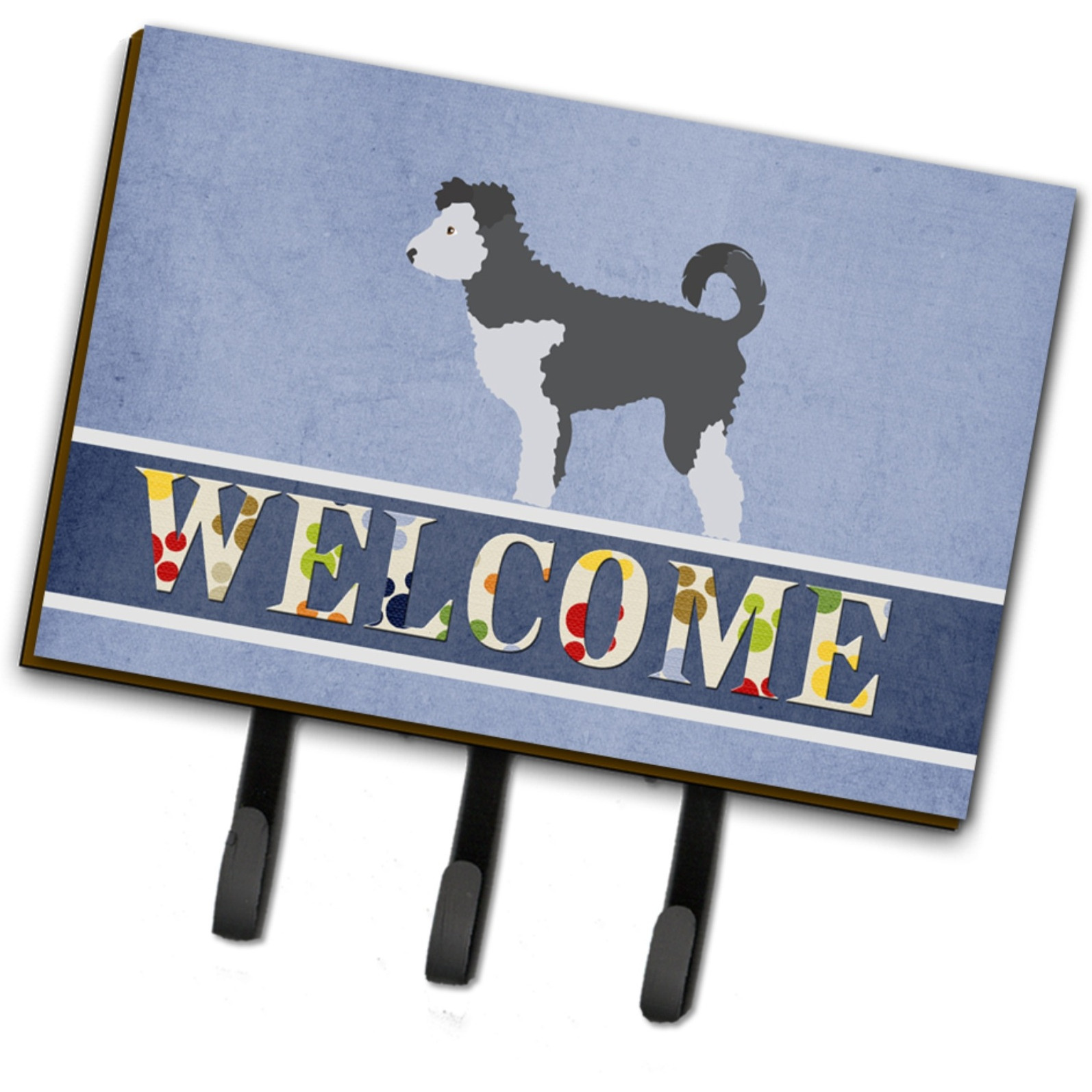 &quotCaroline's Treasures Pumi Welcome Wall Hook, Triple"