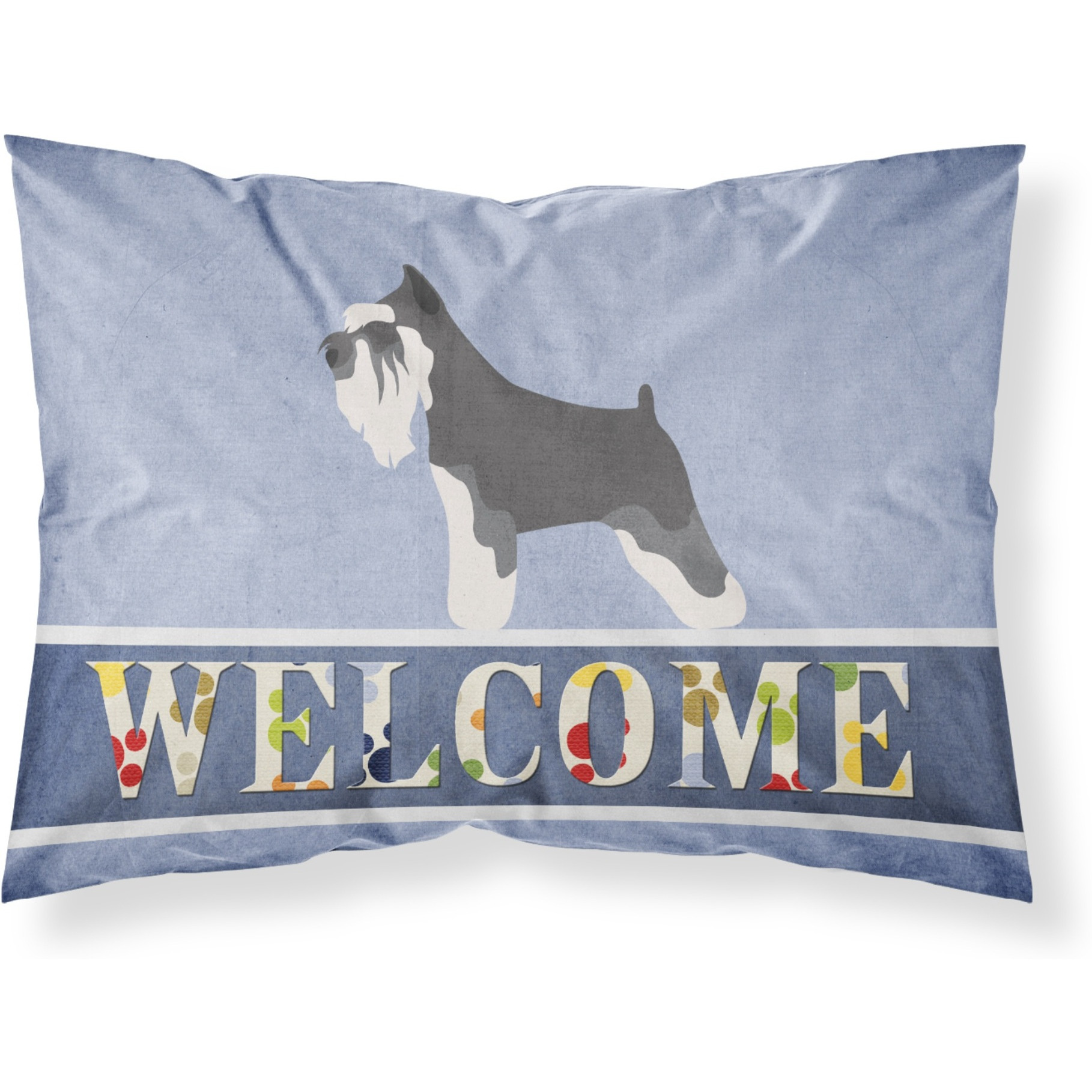 &quotCaroline's Treasures Miniature Schnauzer Welcome Pillowcase, Standard,"