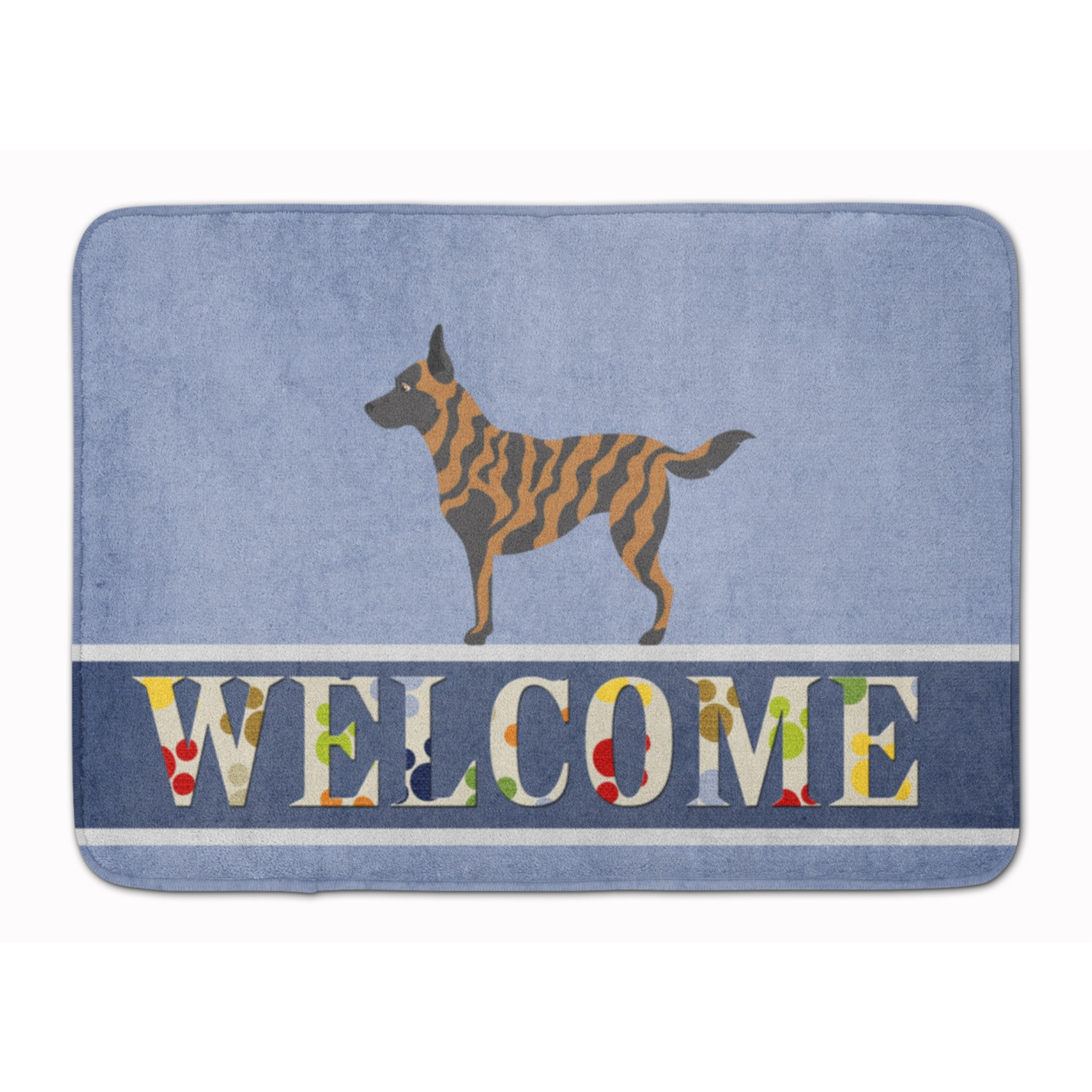 &quotCaroline's Treasures Dutch Shepherd Welcome Floor Mat, 19"" x 27"", Multicolor"