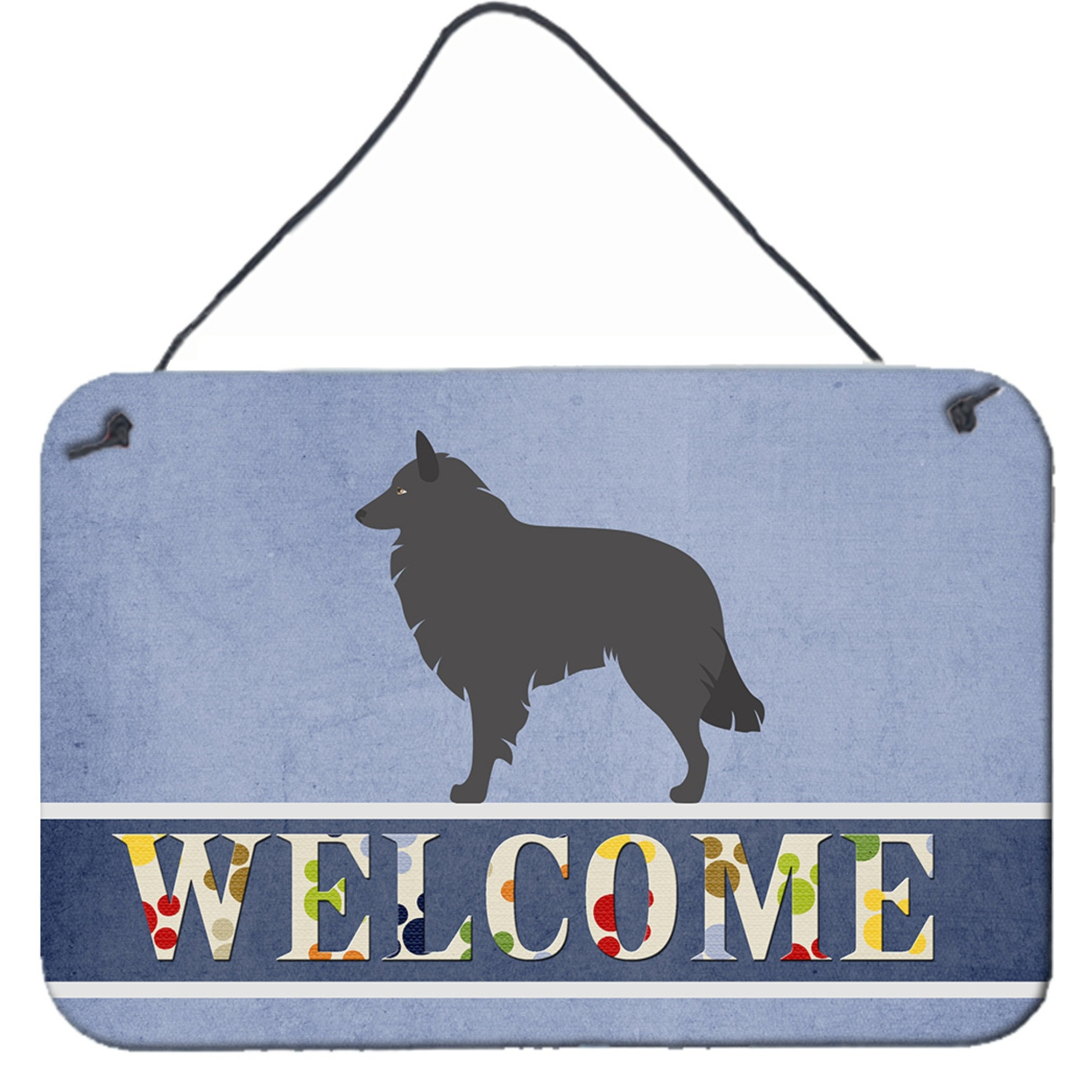 &quotCaroline's Treasures Groenendael Belgian Shepherd Metal Print, 8"" x 12"", Multicolor"
