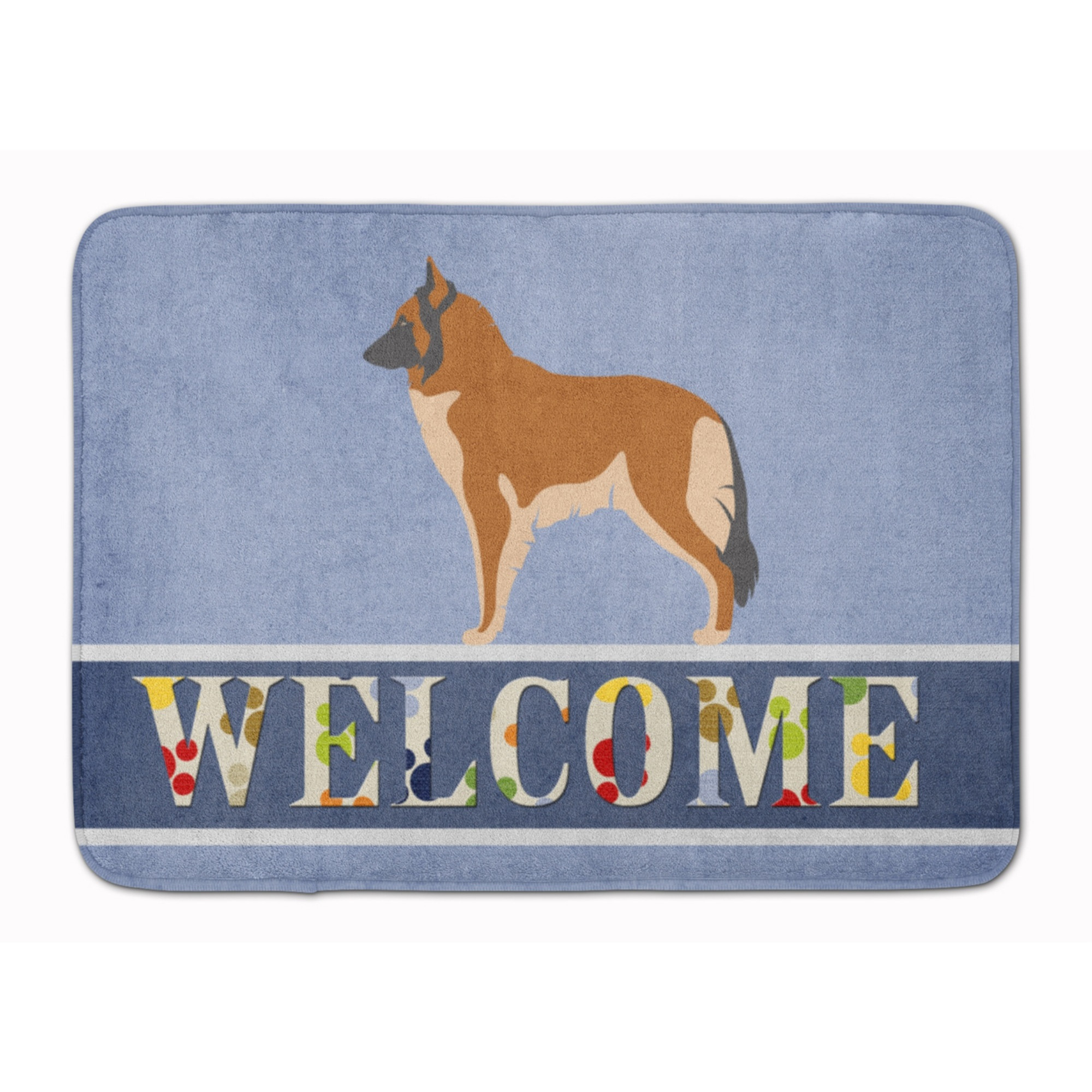 &quotCaroline's Treasures Belgian Tervuren Welcome Floor Mat, 19"" x 27"", Multicolor"