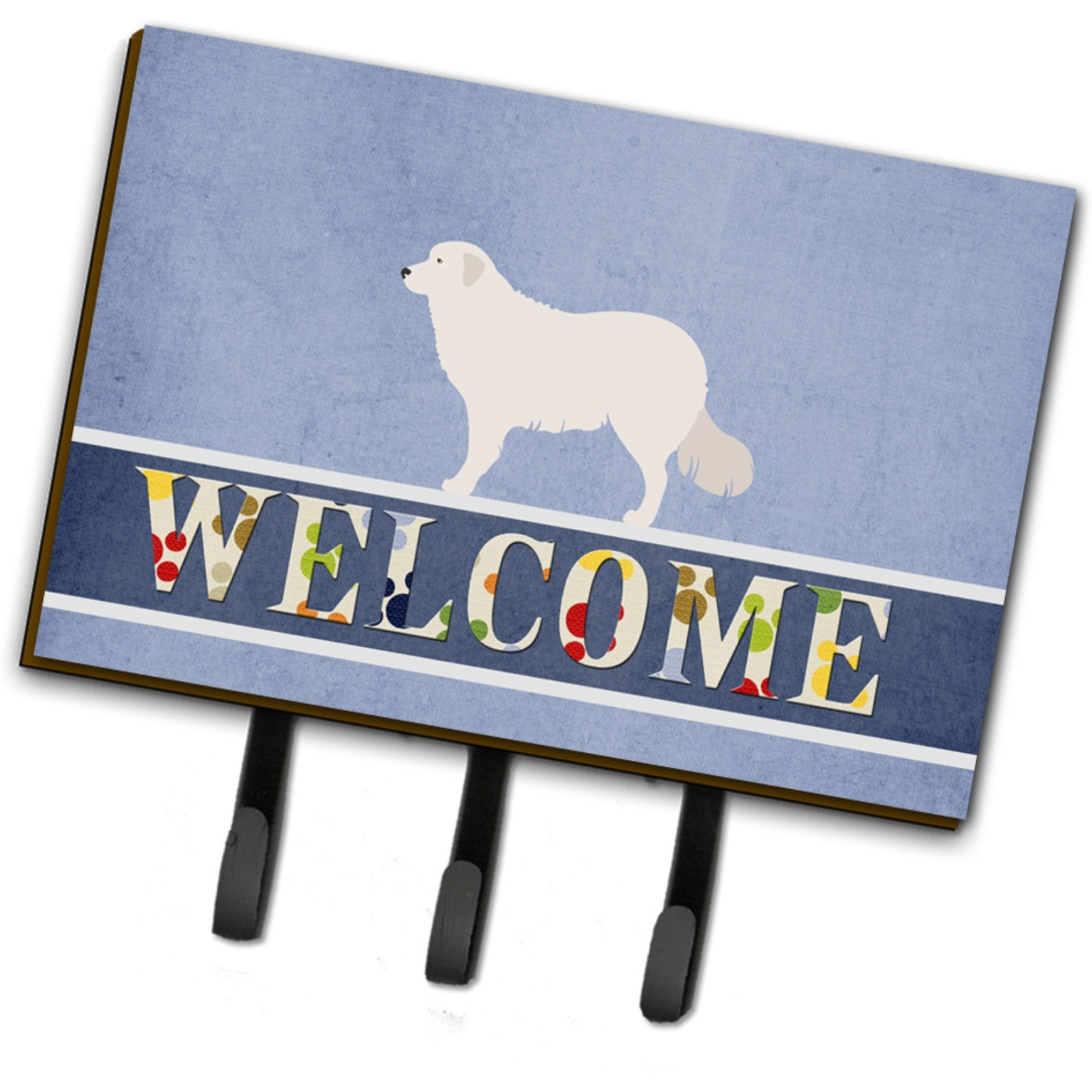 &quotCaroline's Treasures Kuvasz Welcome Wall Hook, Triple"