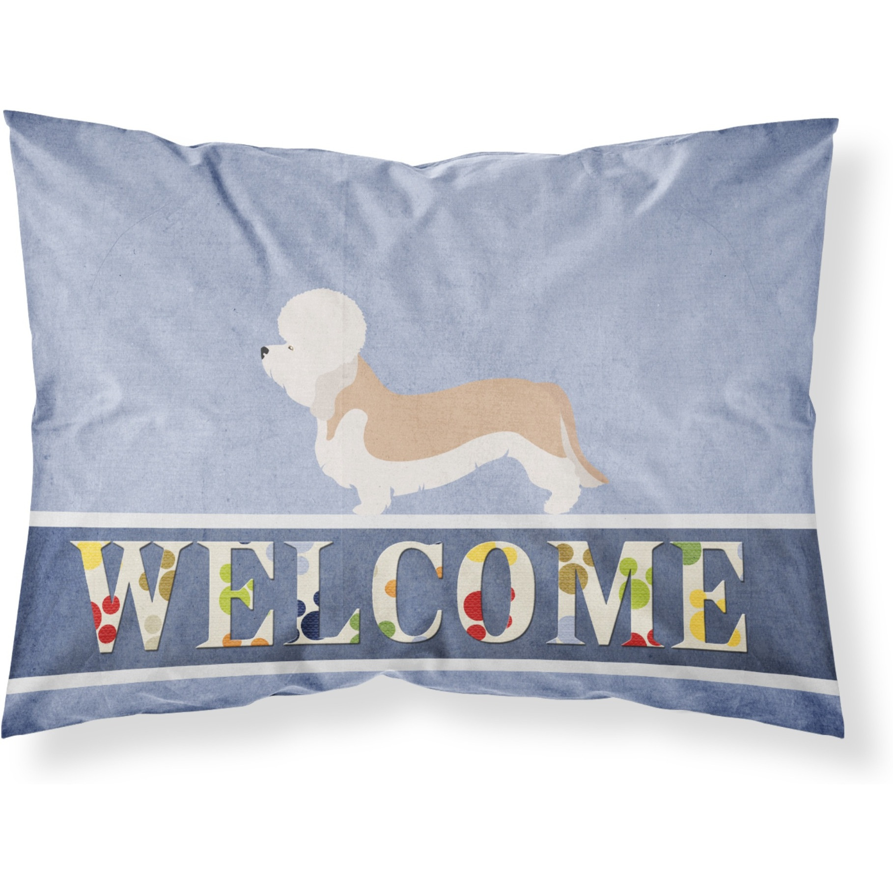 &quotCaroline's Treasures Dandie Dinmont Terrier Welcome Pillowcase, Standard,"