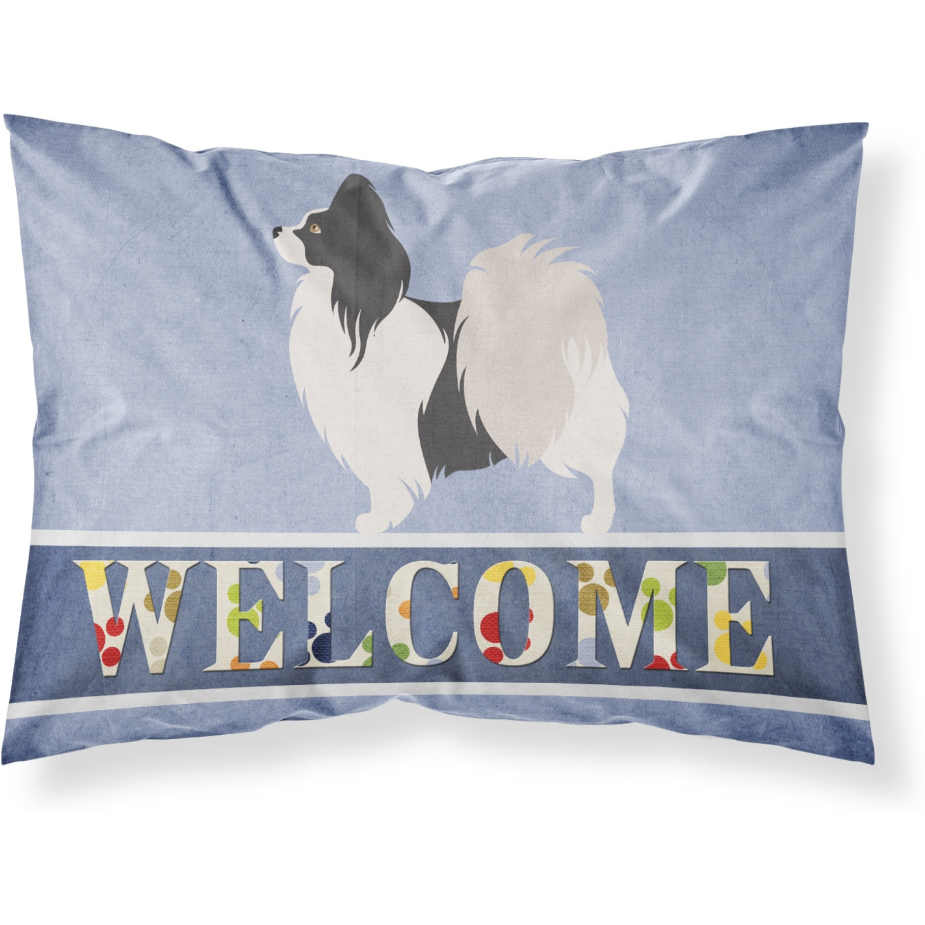 &quotCaroline's Treasures Papillon Welcome Pillowcase, Standard,"