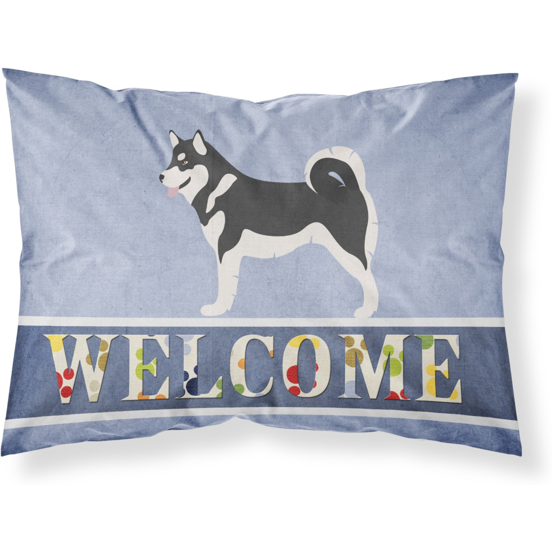 &quotCaroline's Treasures Alaskan Malamute Welcome Pillowcase, Standard,"