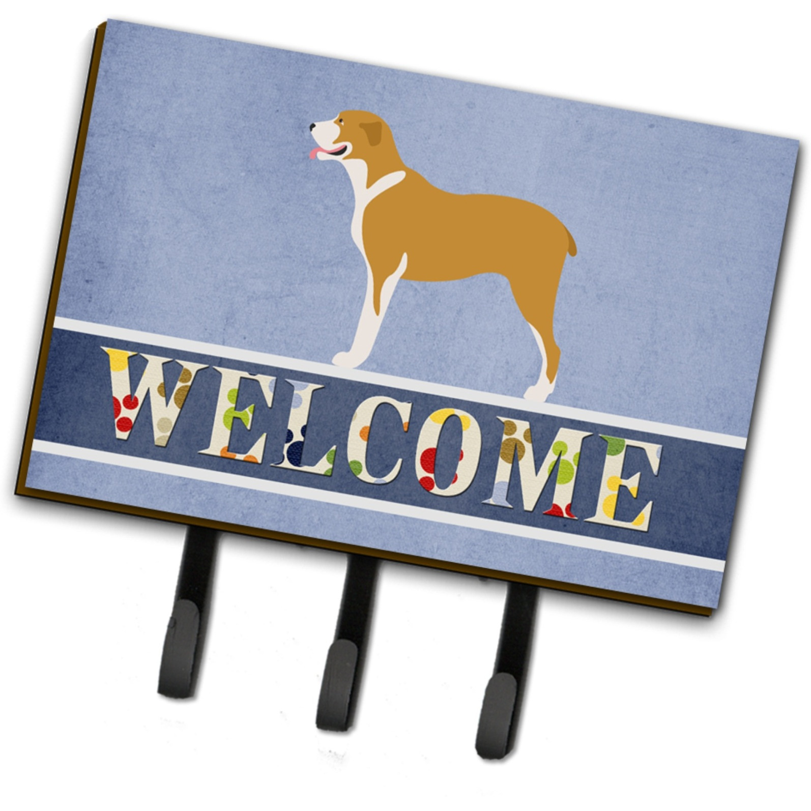 &quotCaroline's Treasures Belgium Mastiff Welcome Wall Hook, Triple"