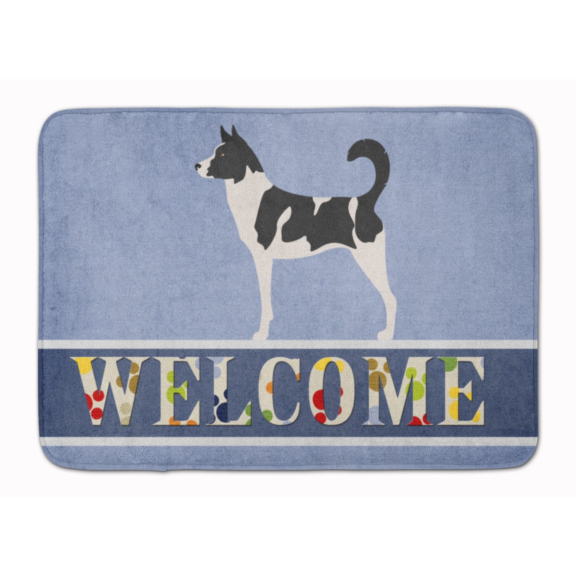 &quotCaroline's Treasures Canaan Dog Welcome Floor Mat, 19"" x 27"", Multicolor"