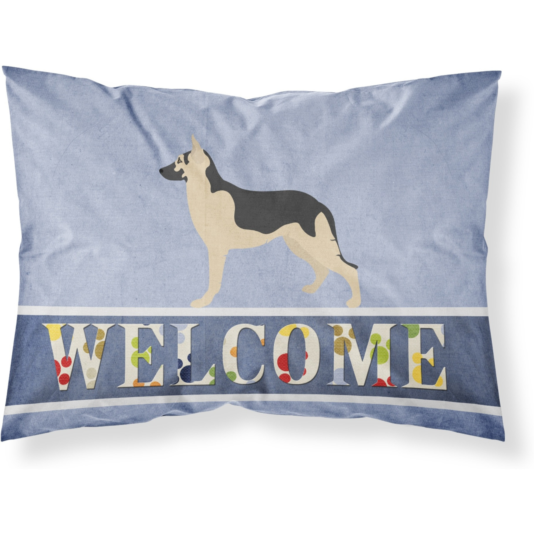 &quotCaroline's Treasures Welcome German Shepherd Pillowcase, Standard"
