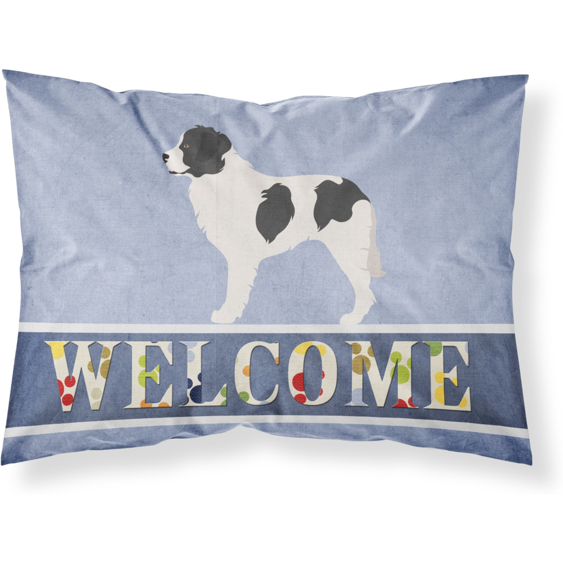 &quotCaroline's Treasures Welcome Landseer Pillowcase, Standard"