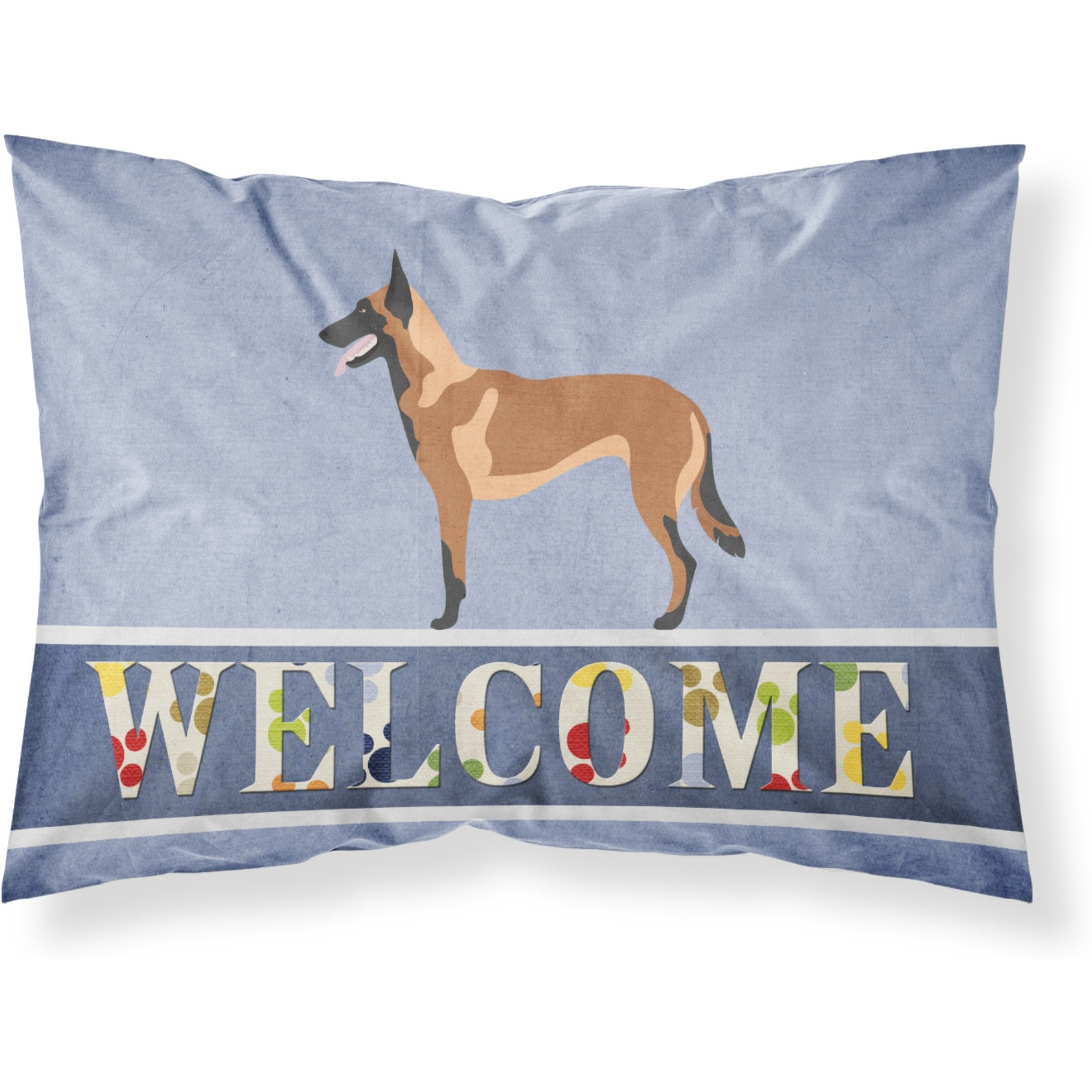 &quotCaroline's Treasures Malinois Belgian Shepherd Pillowcase, Standard, Welcome"