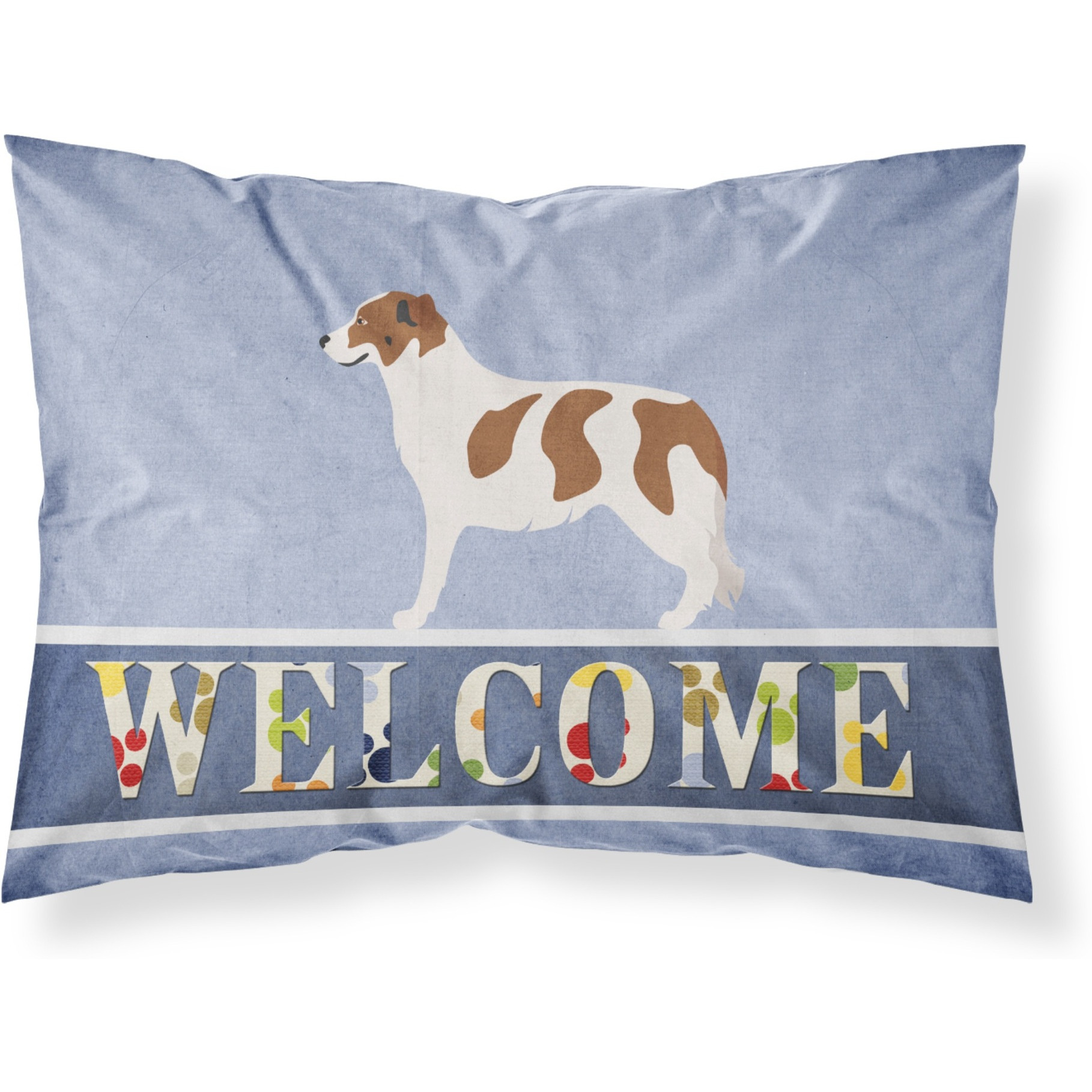 &quotCaroline's Treasures Aidi Atlas Mountain Dog Pillowcase, Standard, Welcome"