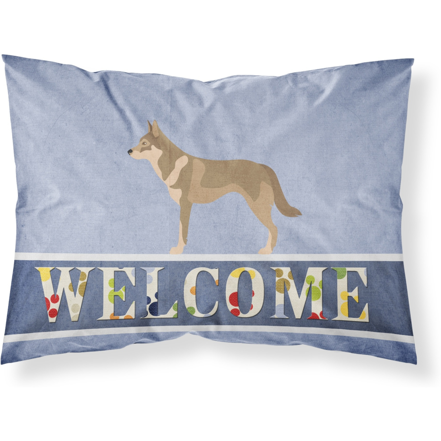 &quotCaroline's Treasures Czechoslovakian Wolfdog Pillowcase, Standard, Welcome"