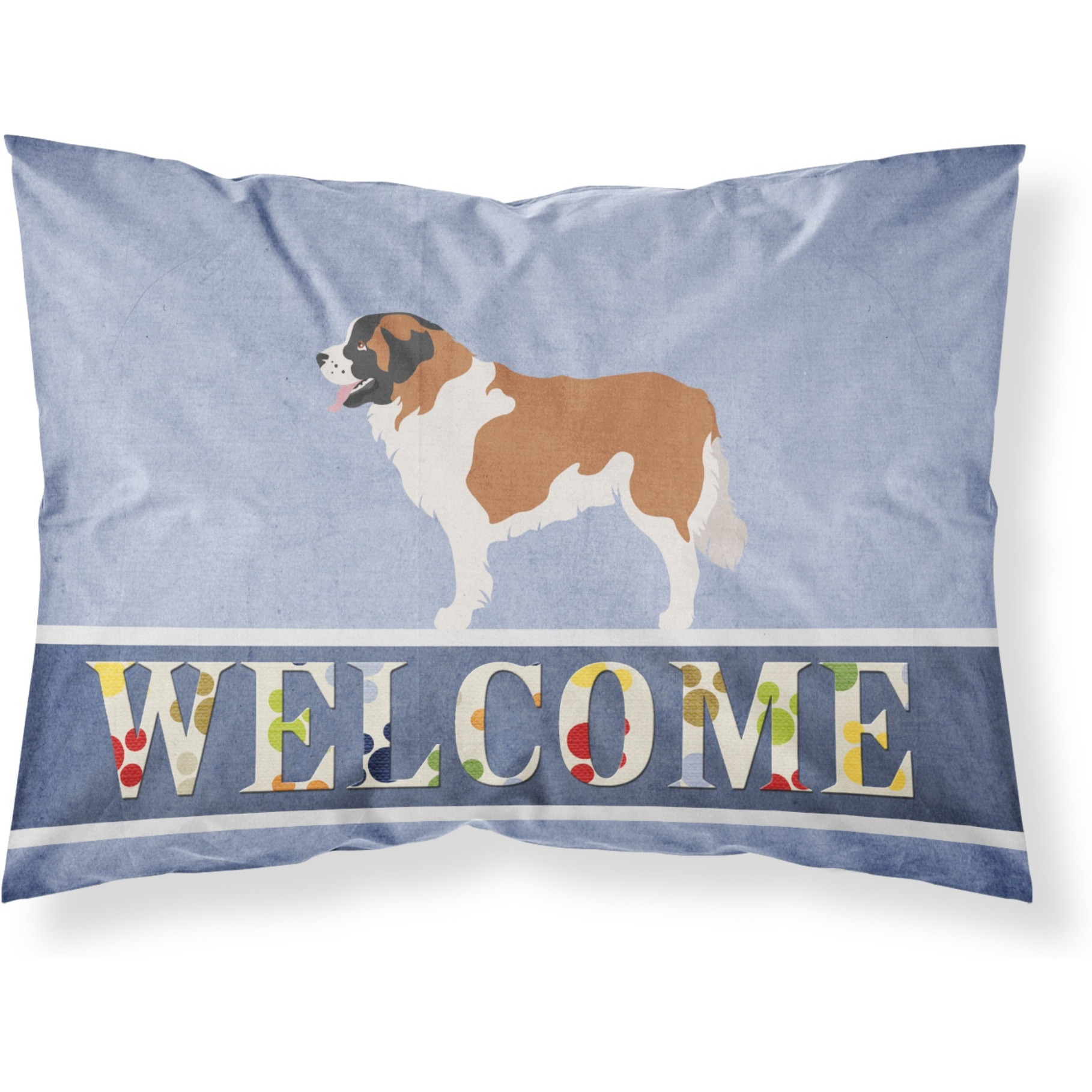 &quotCaroline's Treasures Moscow Watchdog Pillowcase, Standard, Welcome"