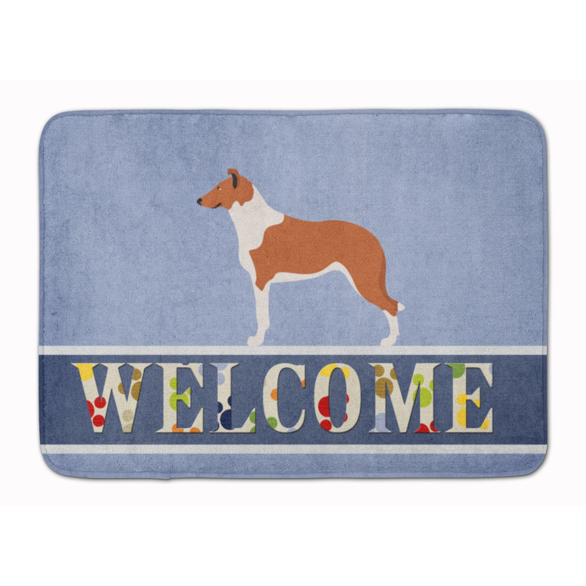 &quotCaroline's Treasures Smooth Collie Welcome Floor Mat, 19"" x 27"", Multicolor"