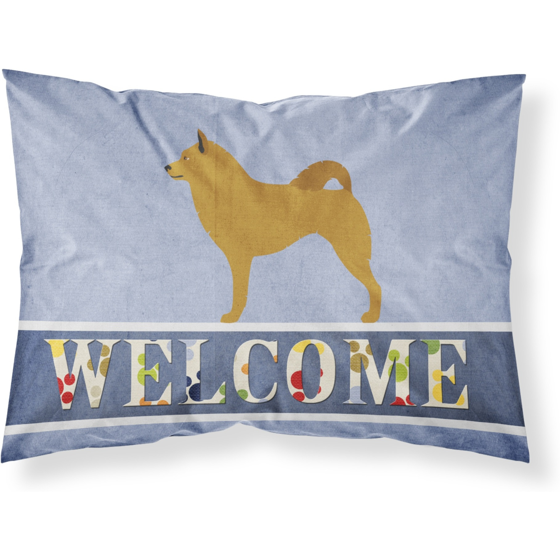 &quotCaroline's Treasures Welcome Finnish Spitz Pillowcase, Standard"