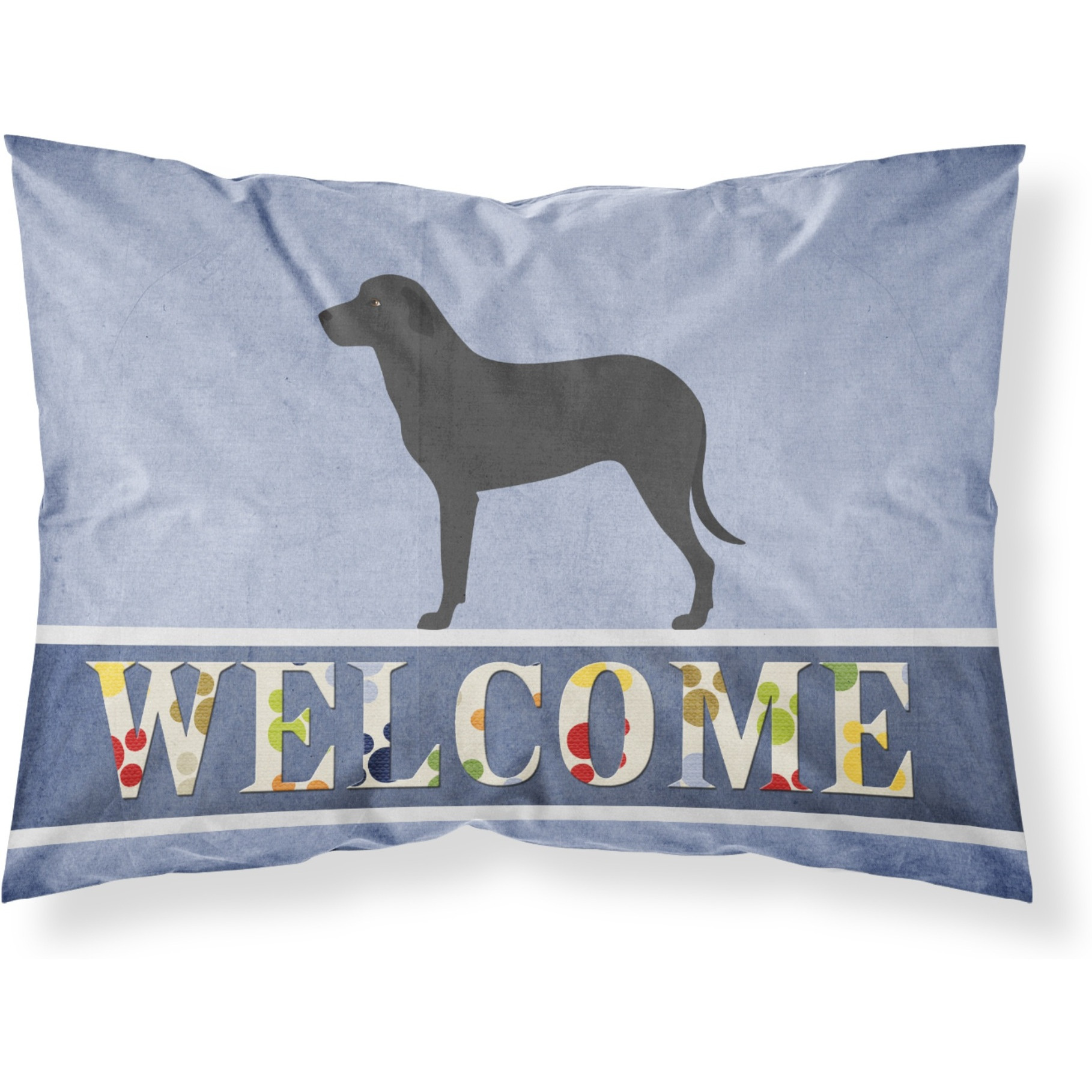 &quotCaroline's Treasures Majorca Shepherd Dog Pillowcase, Standard, Welcome"