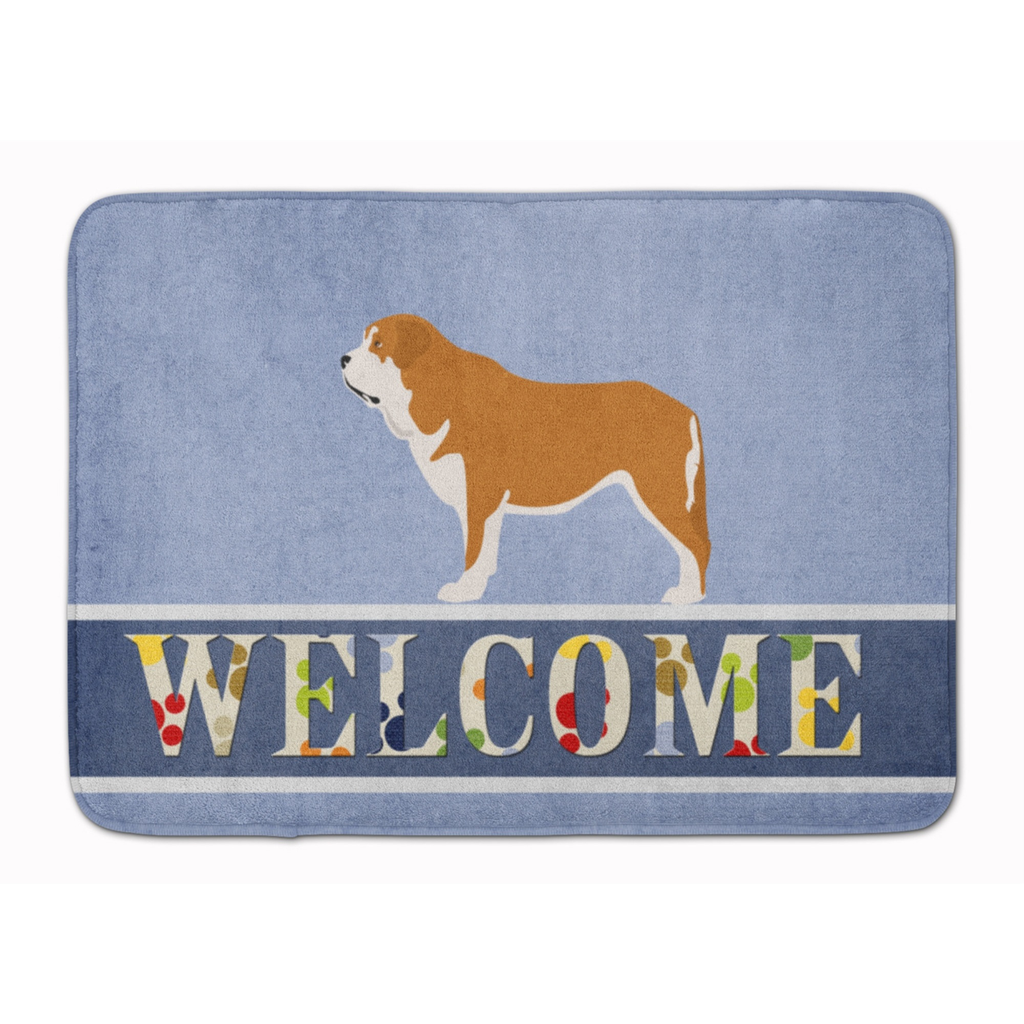 &quotCaroline's Treasures Mastin Espanol Spanish Mastiff Floor Mat, 19"" x 27"", Multicolor"