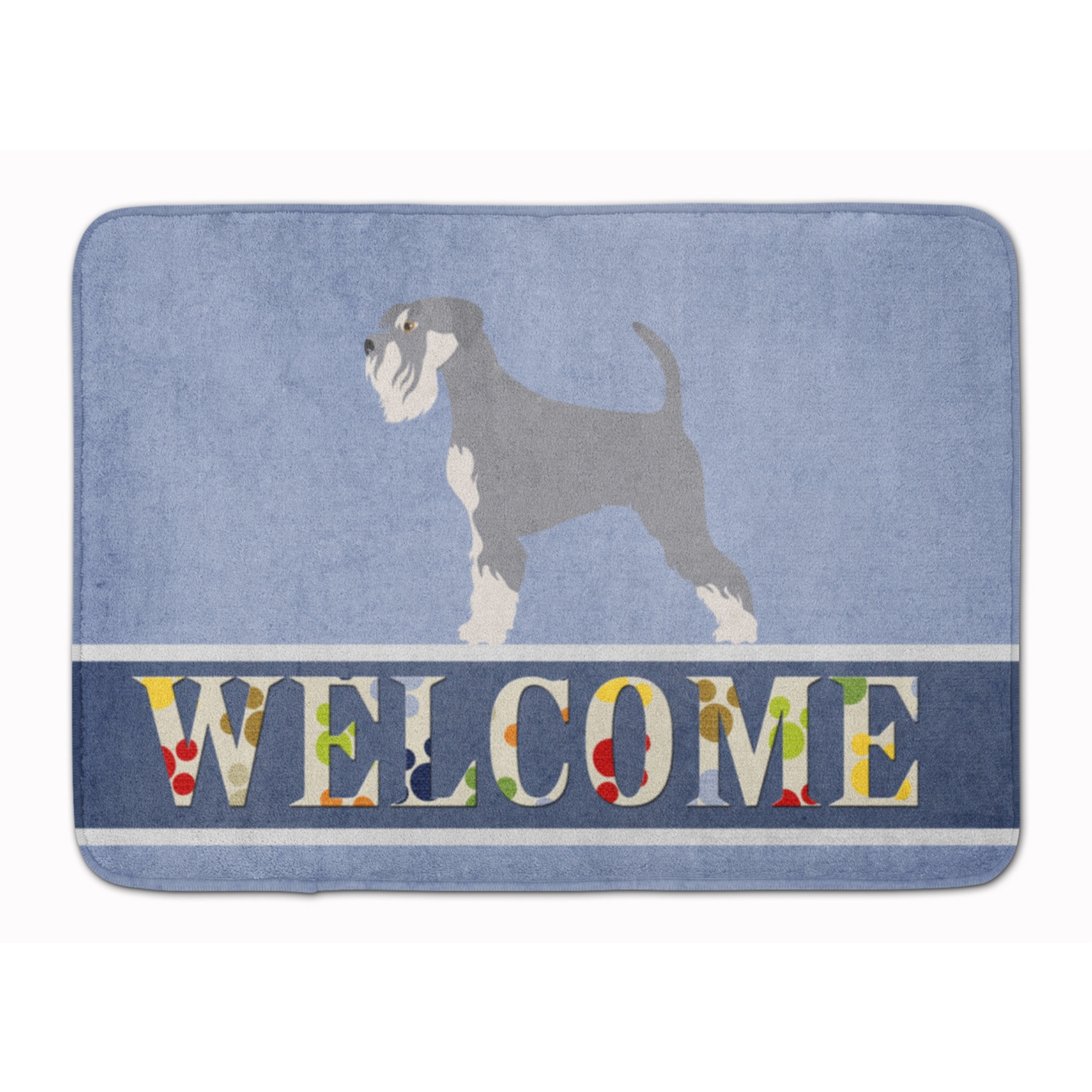 &quotCaroline's Treasures Schnauzer Welcome Floor Mat, 19"" x 27"", Multicolor"