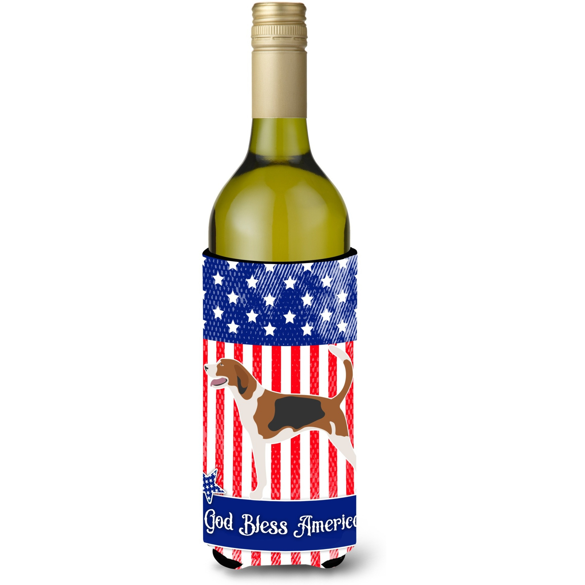 &quotCaroline's Treasures Foxhound American Decorative Bottle Hugger, 750 ml, Multicolor"