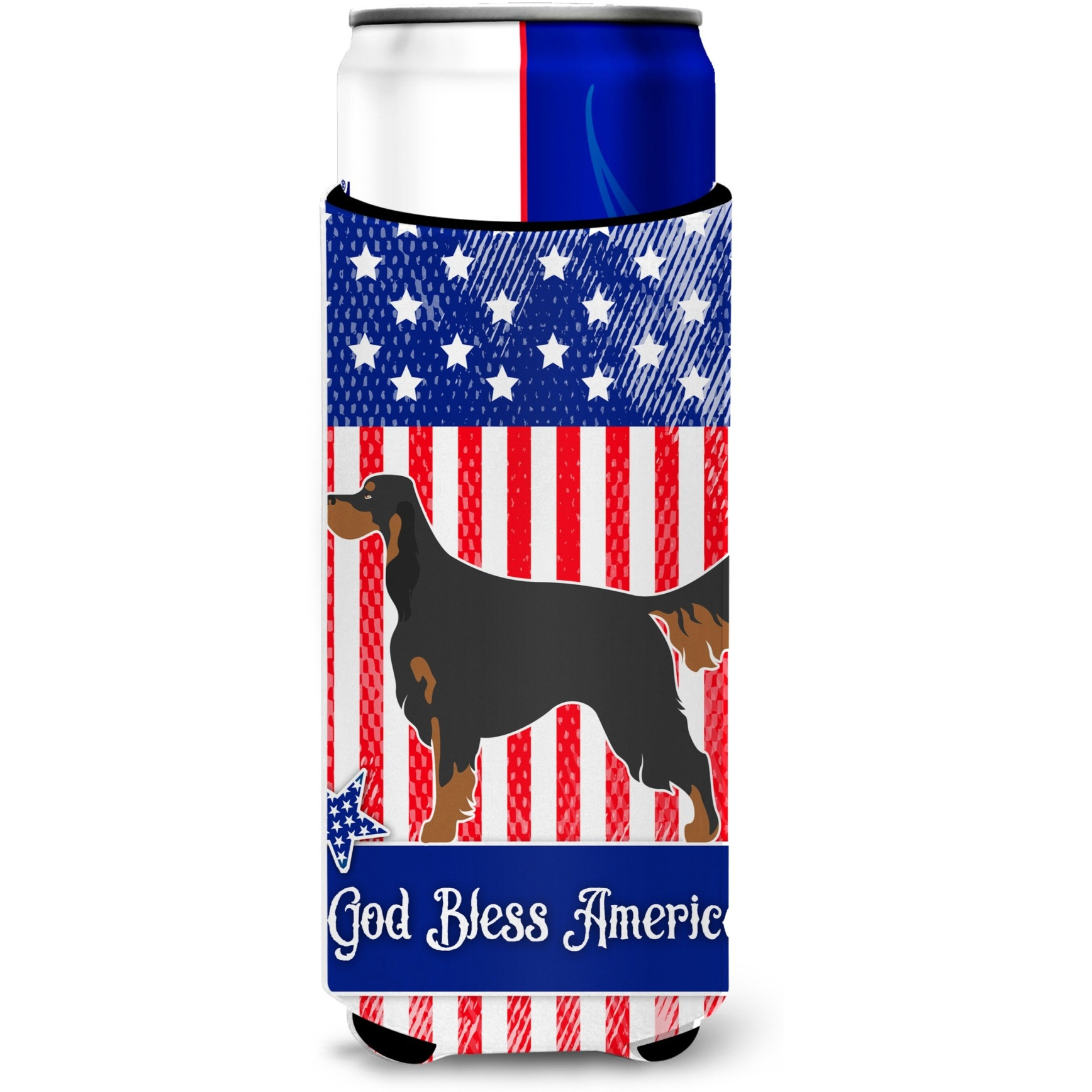 &quotCaroline's Treasures Gordon Setter American Decorative Can Hugger, Slim, Multicolor"
