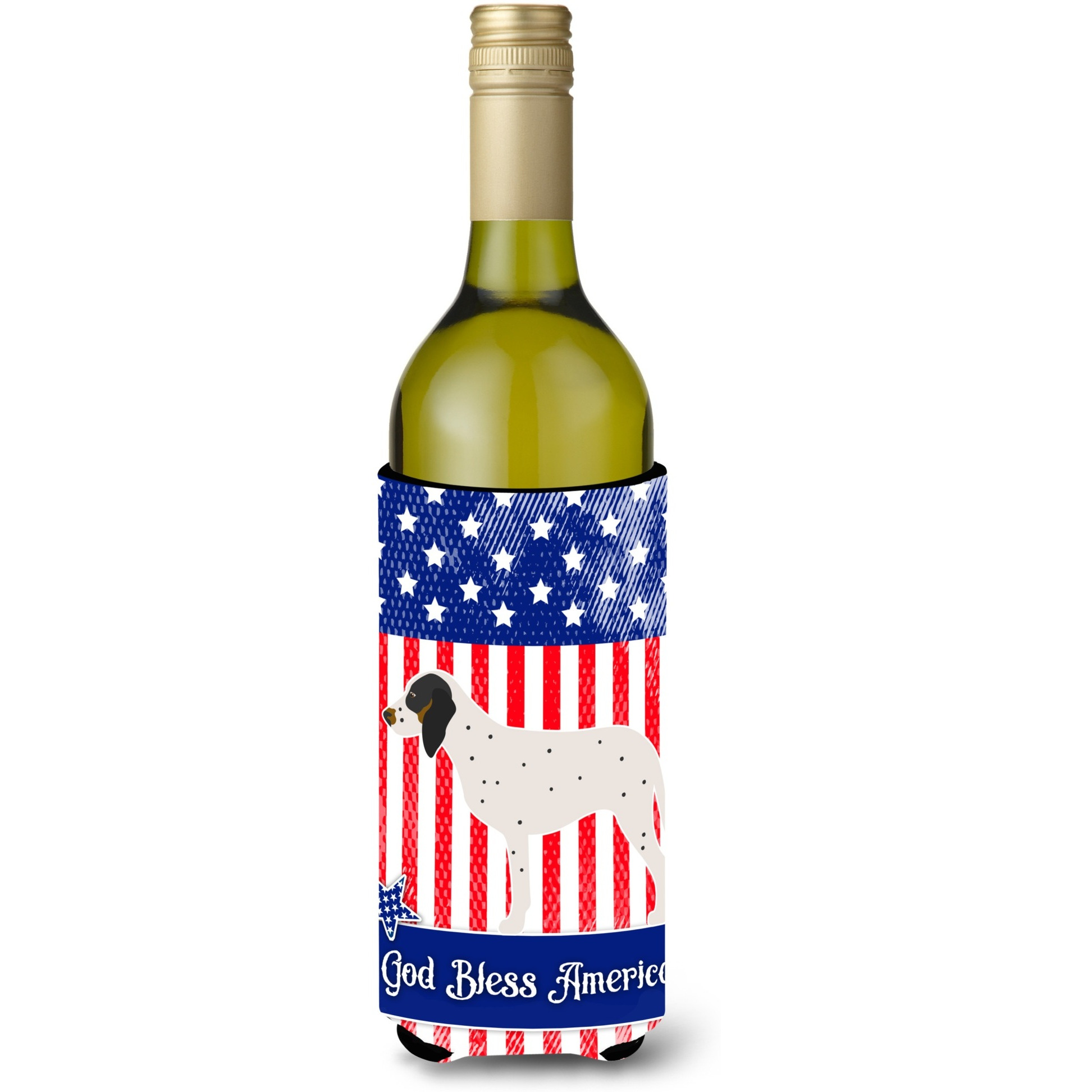 &quotCaroline's Treasures Gascon Saintongeois American Decorative Bottle Hugger, 750 ml, Multicolor"