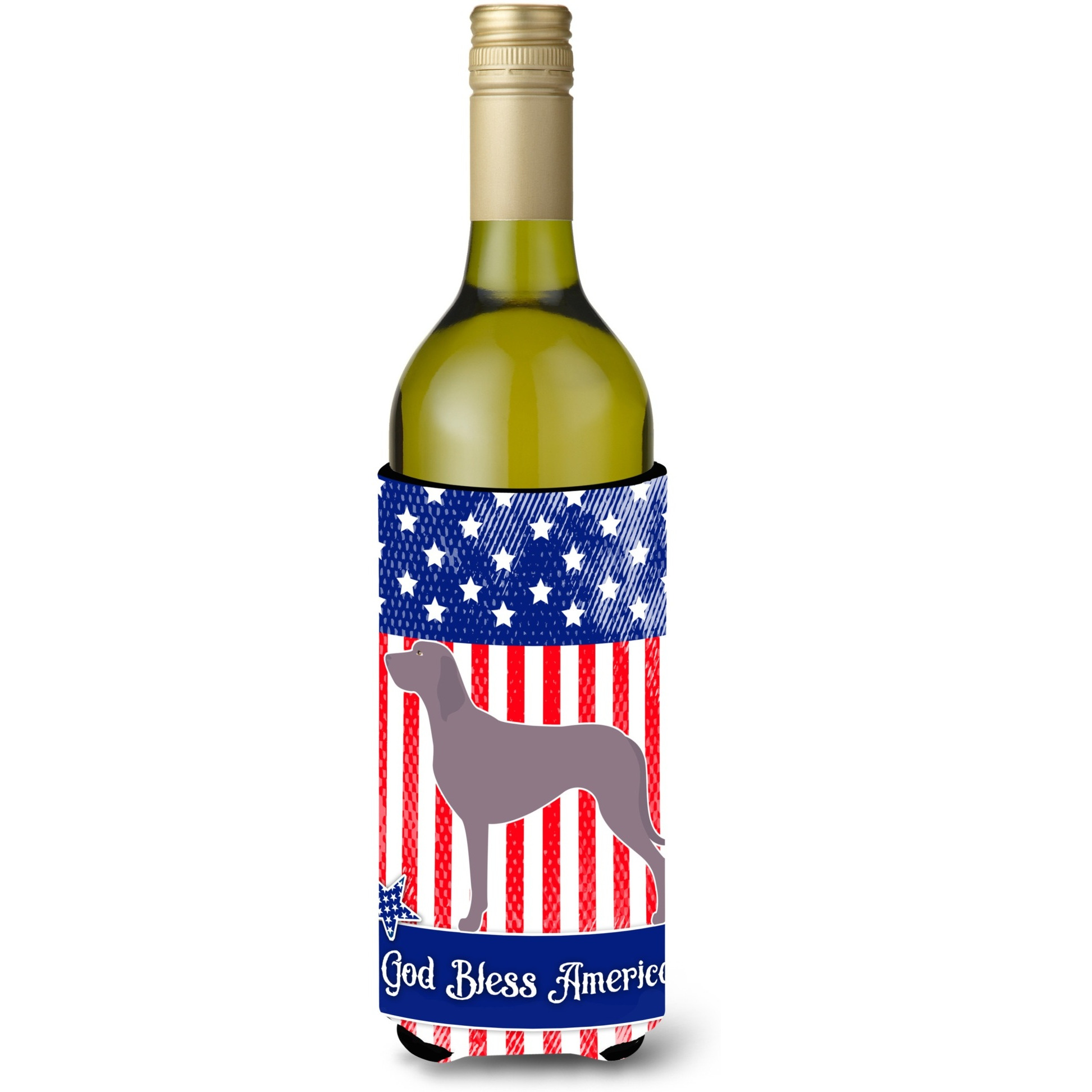 &quotCaroline's Treasures Weimaraner American Decorative Bottle Hugger, 750 ml, Multicolor"