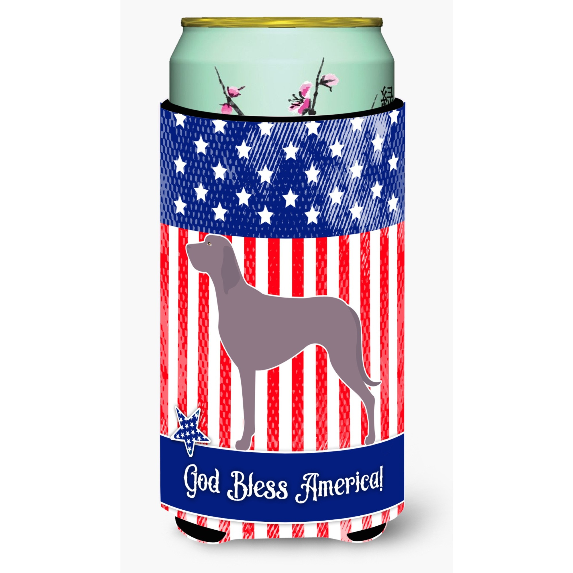 &quotCaroline's Treasures Weimaraner American Decorative Can Hugger, Tall Boy, Multicolor"