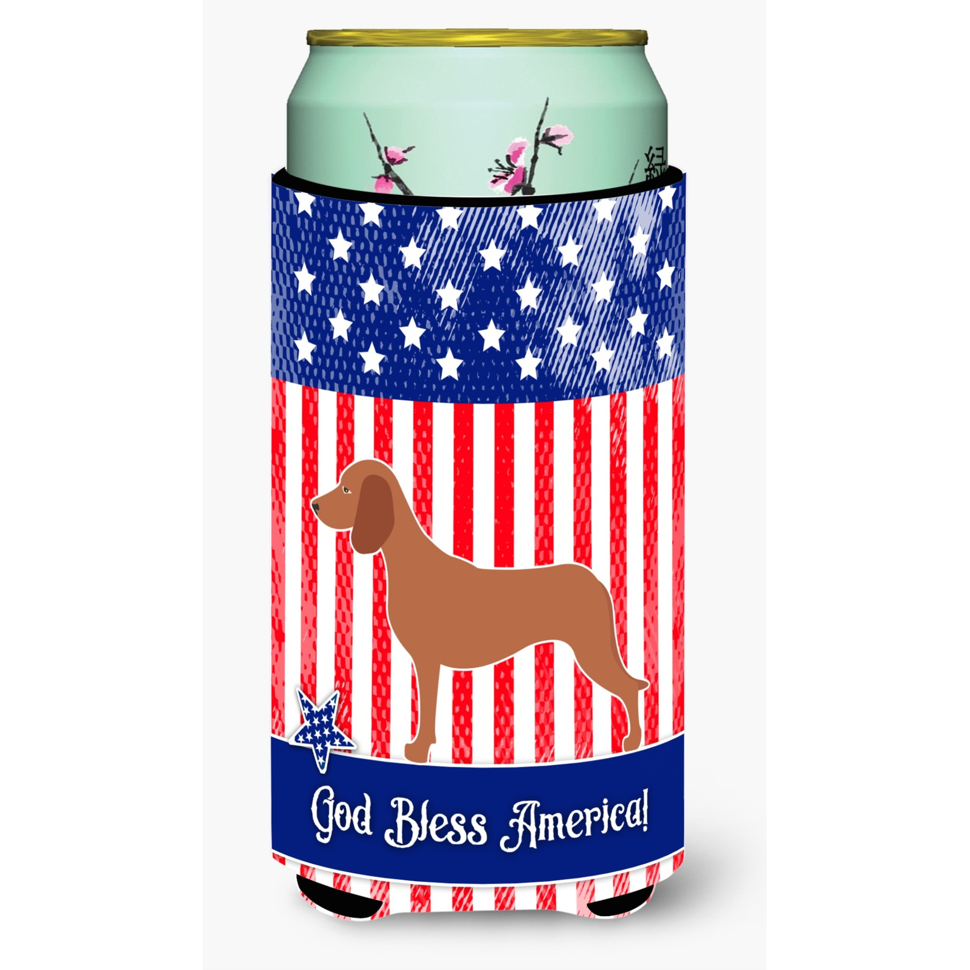 &quotCaroline's Treasures Bavarian Mountian Hound American Decorative Can Hugger, Tall Boy, Multicolor"