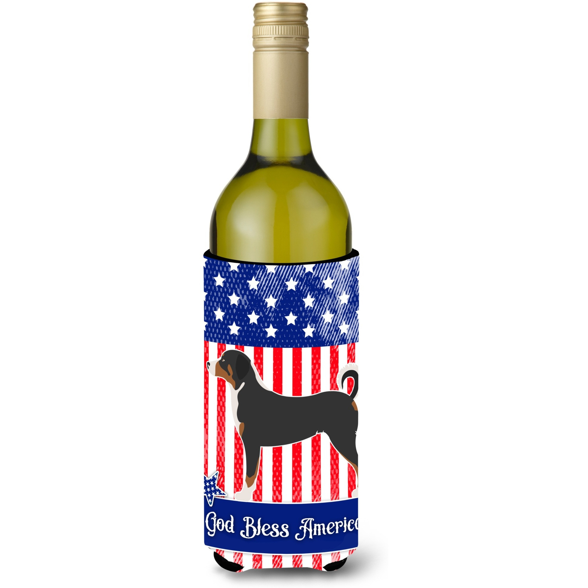 &quotCaroline's Treasures Appenzeller Sennenhund American Decorative Bottle Hugger, 750 ml, Multicolor"