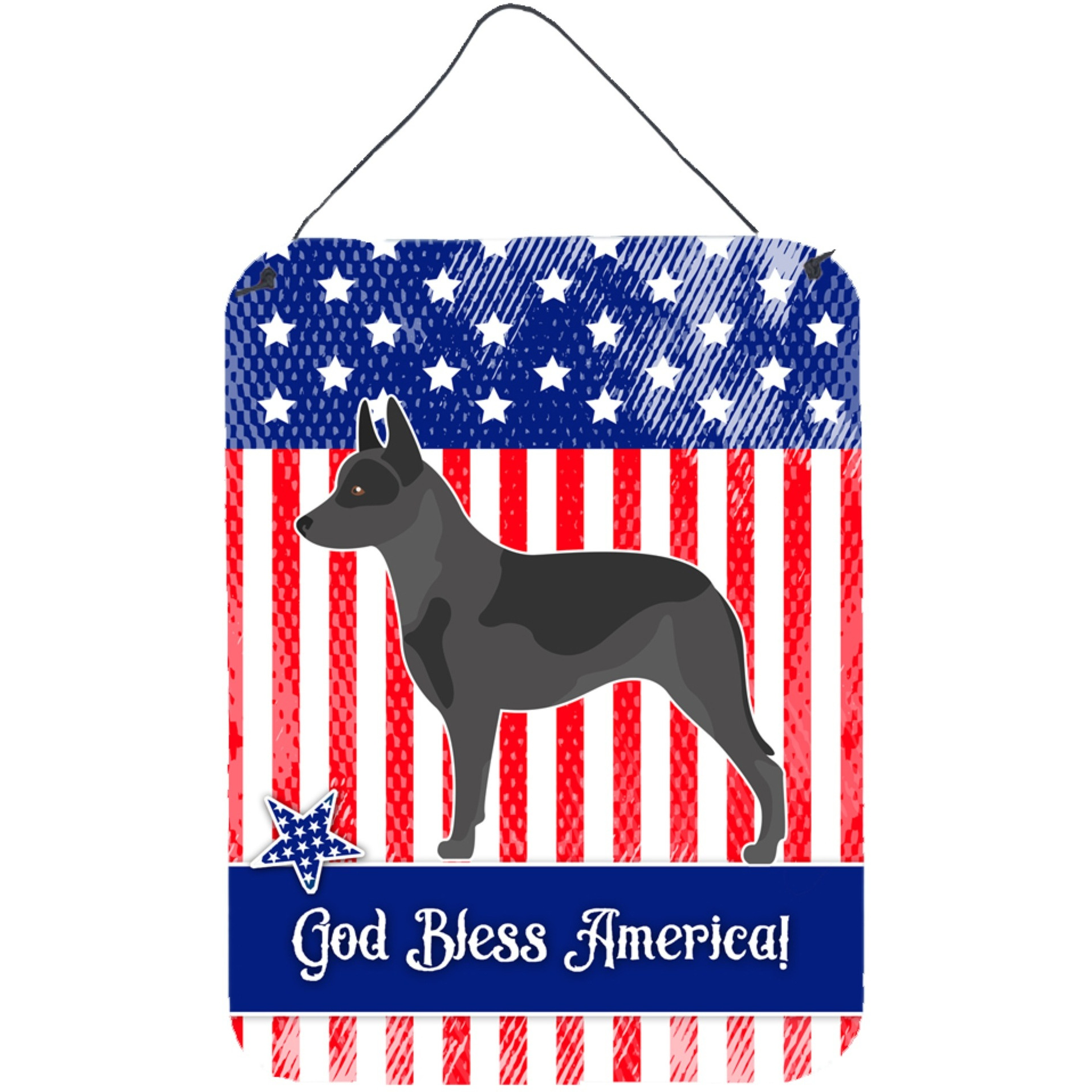 &quotCaroline's Treasures Australian Cattle Dog American Metal Print, 16"" x 12"", Multicolor"