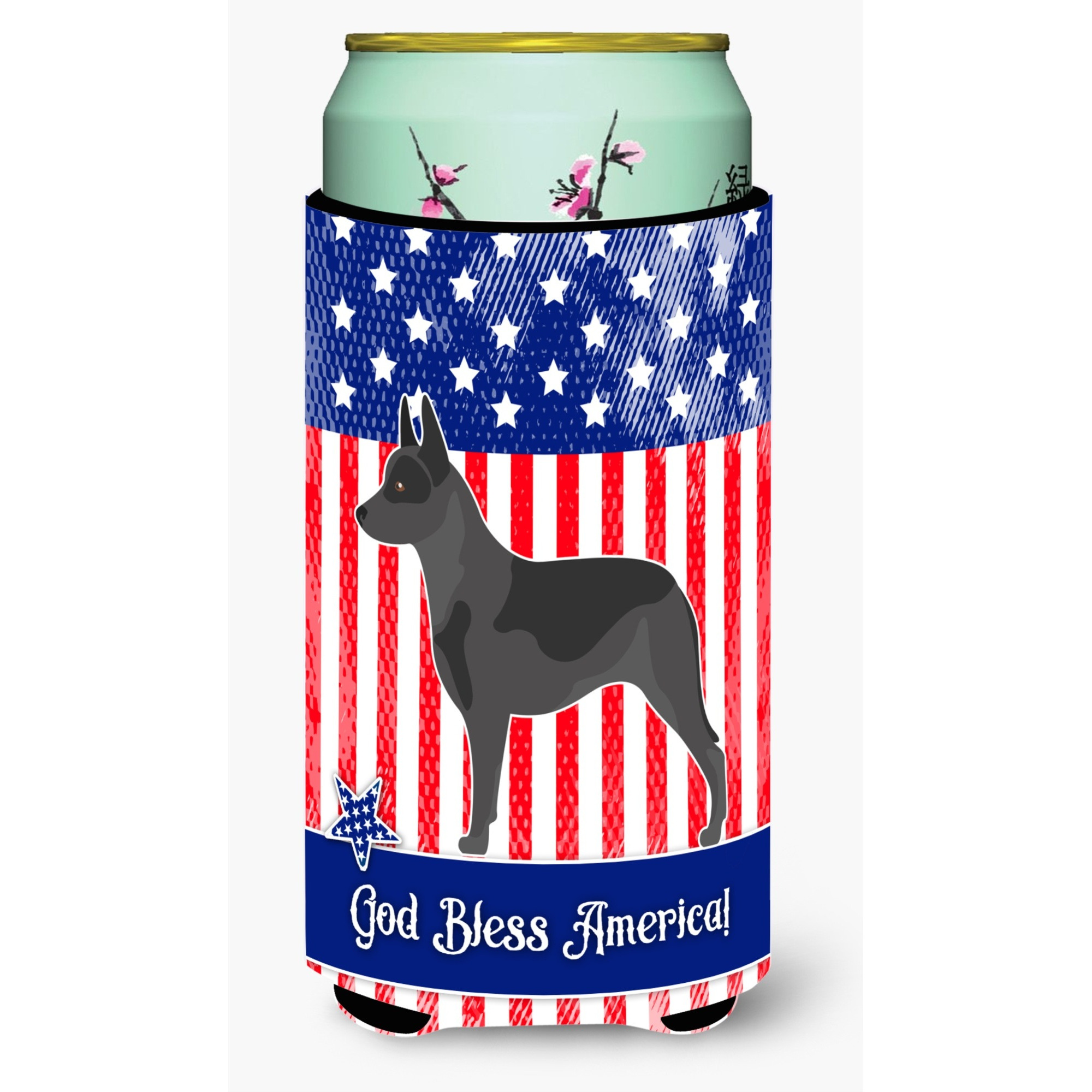 &quotCaroline's Treasures Australian Cattle Dog American Decorative Can Hugger, Tall Boy, Multicolor"