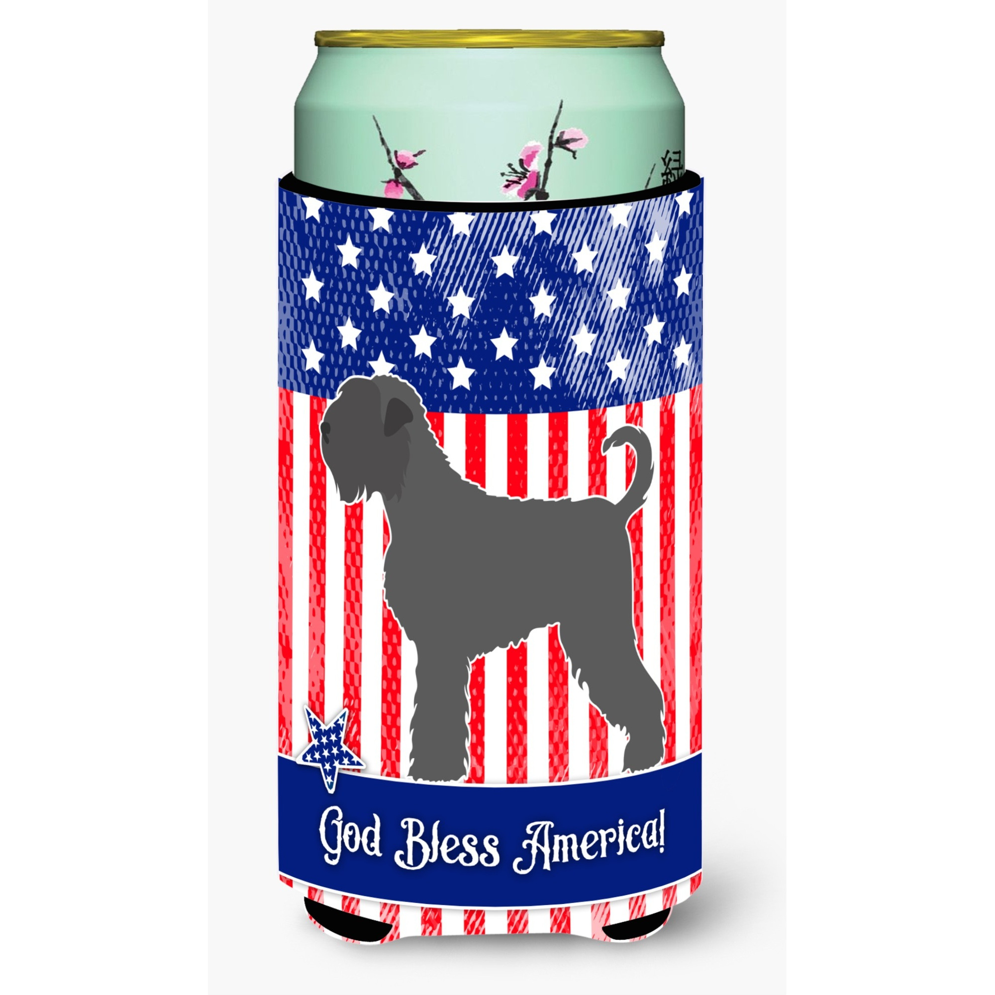 &quotCaroline's Treasures Black Russian Terrier American Decorative Can Hugger, Tall Boy, Multicolor"
