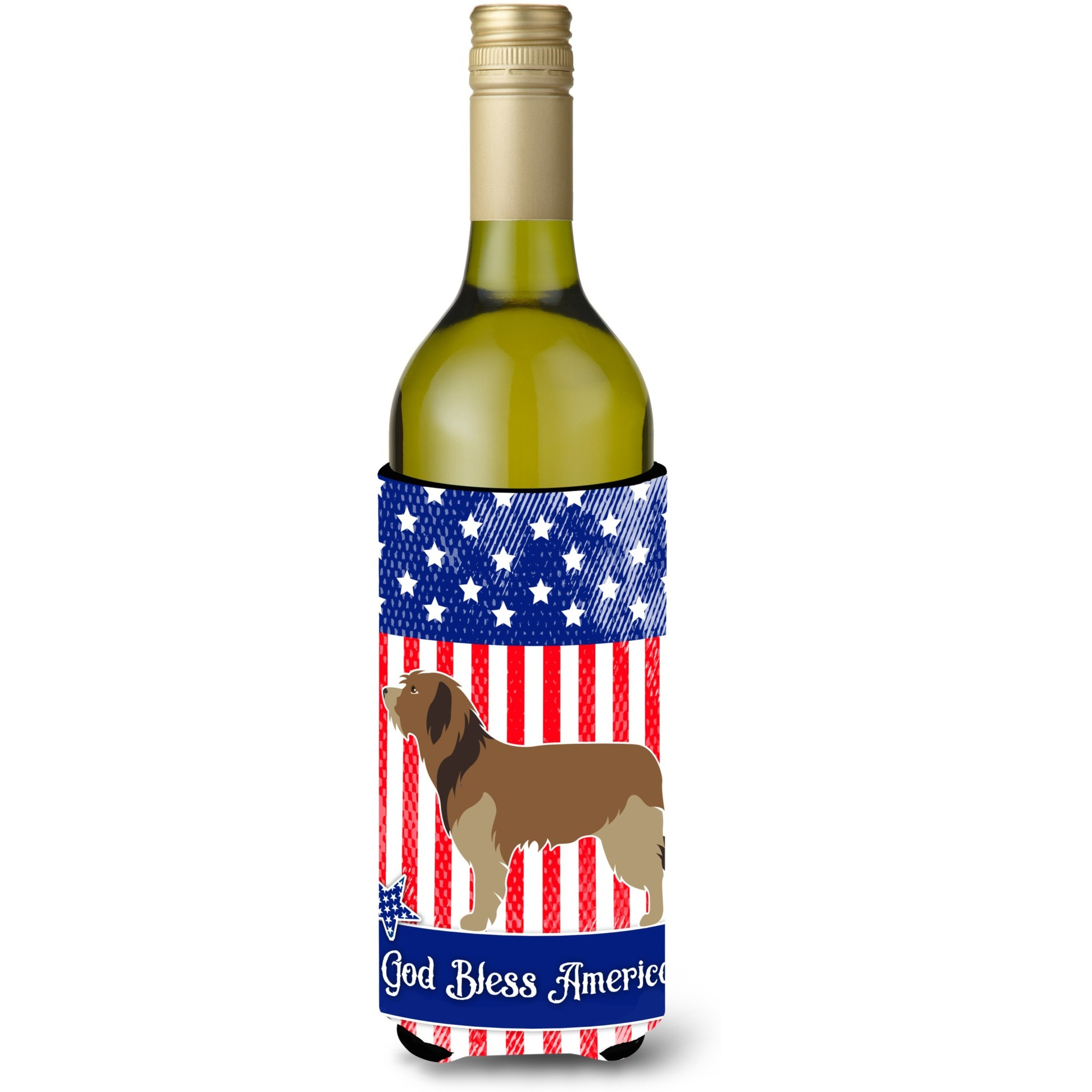 &quotCaroline's Treasures Catalan Sheepdog American Decorative Bottle Hugger, 750 ml, Multicolor"