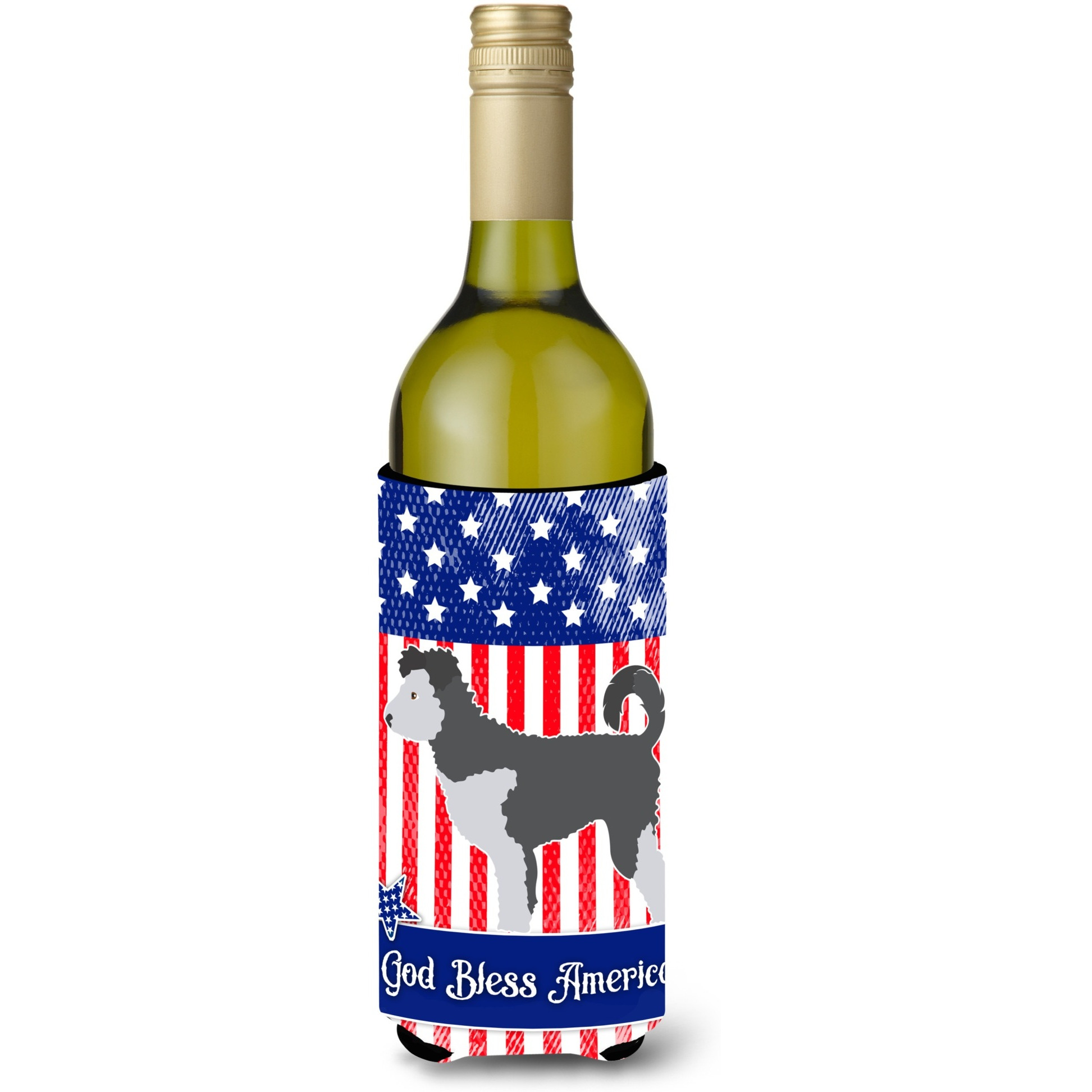 &quotCaroline's Treasures Pumi American Decorative Bottle Hugger, 750 ml, Multicolor"