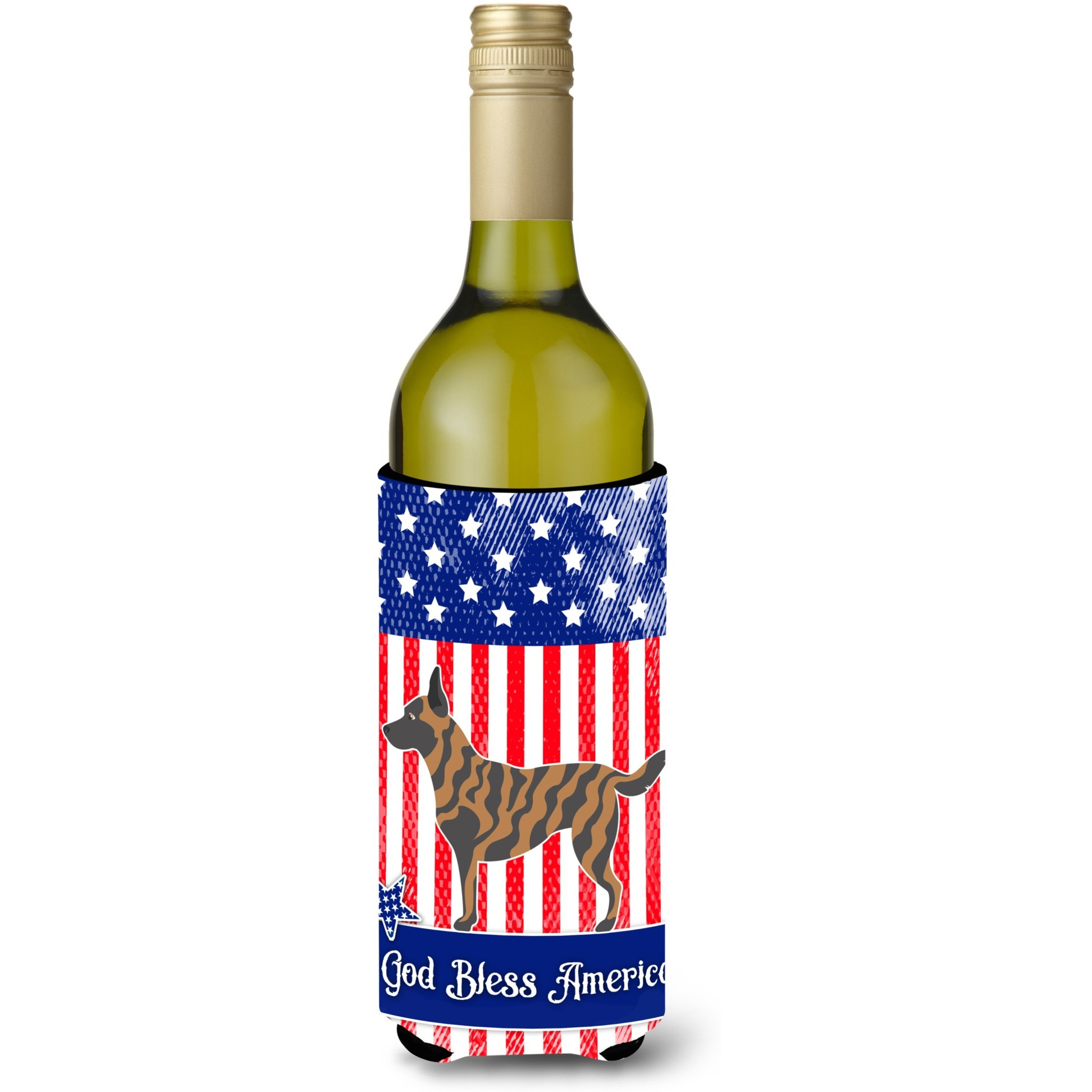 &quotCaroline's Treasures Dutch Shepherd American Decorative Bottle Hugger, 750 ml, Multicolor"