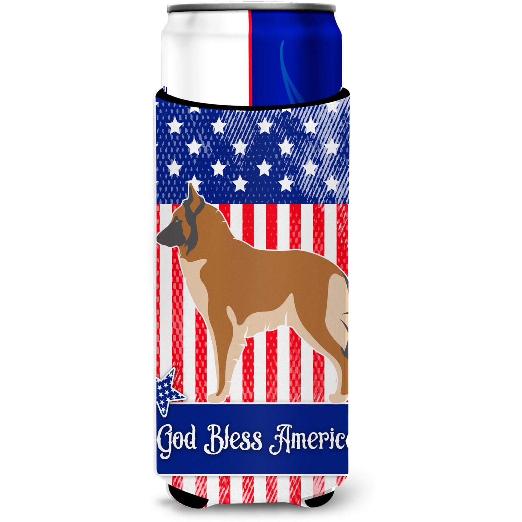 &quotCaroline's Treasures Belgian Tervuren American Decorative Can Hugger, Slim, Multicolor"