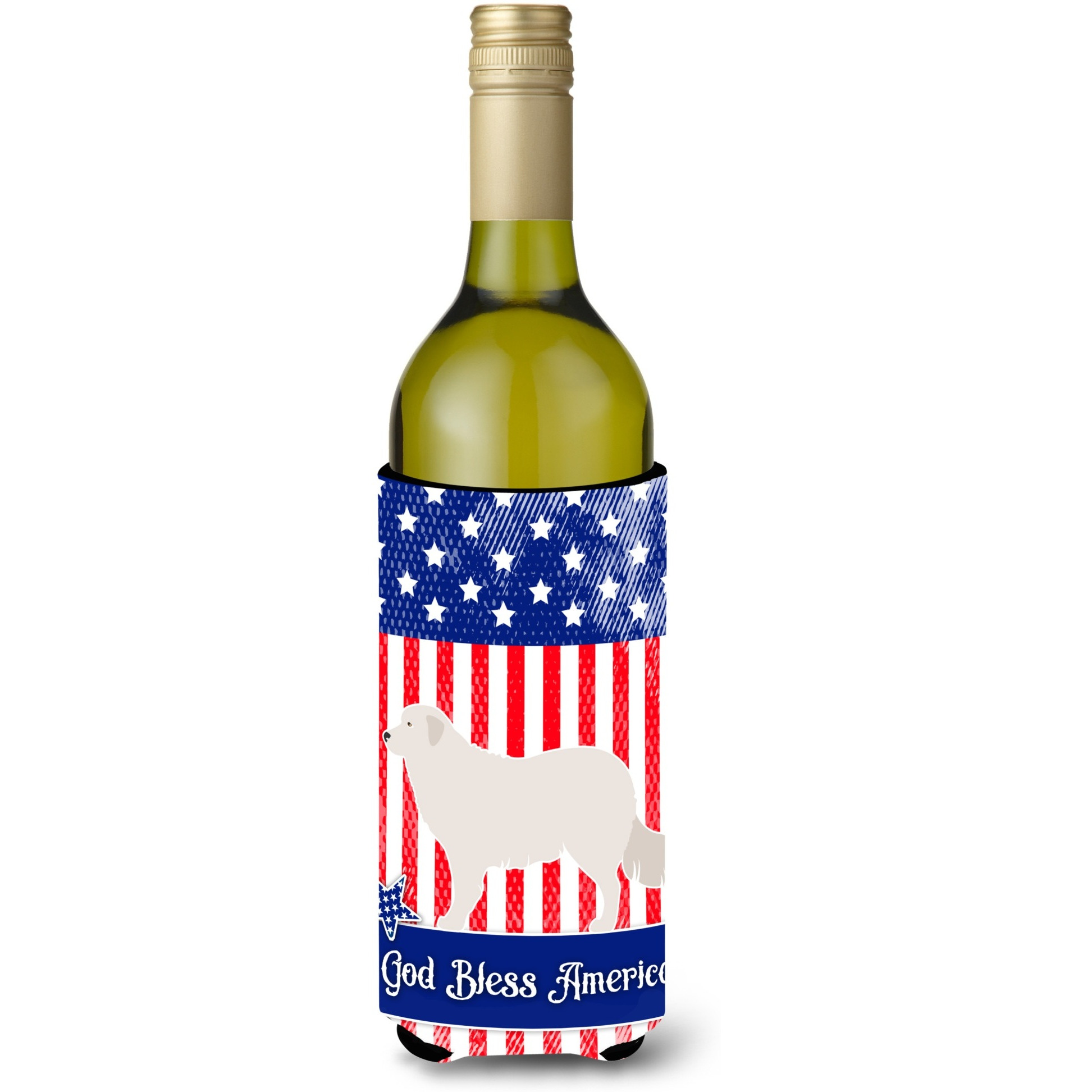 &quotCaroline's Treasures Kuvasz American Decorative Bottle Hugger, 750 ml, Multicolor"