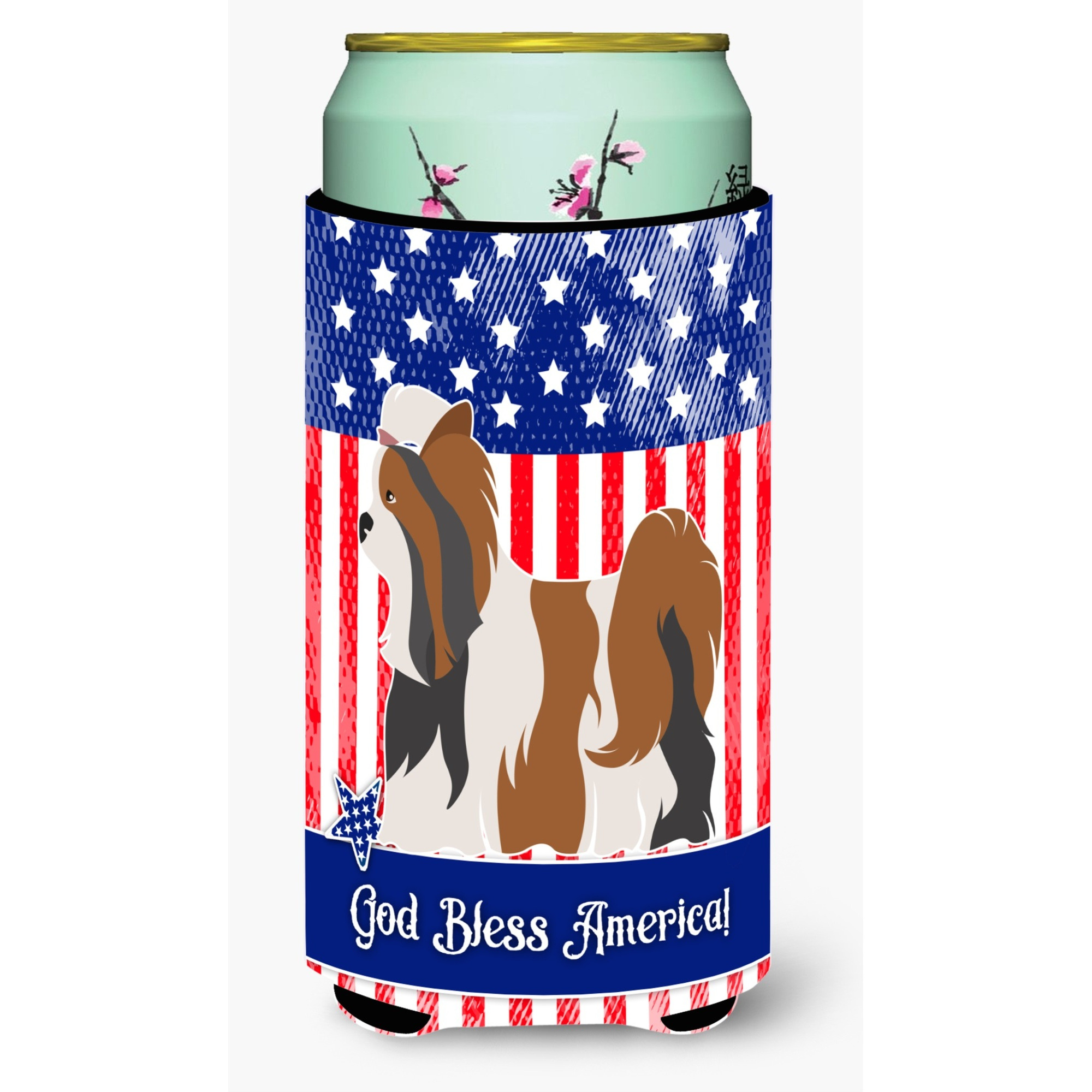 &quotCaroline's Treasures Biewer Terrier American Decorative Can Hugger, Tall Boy, Multicolor"