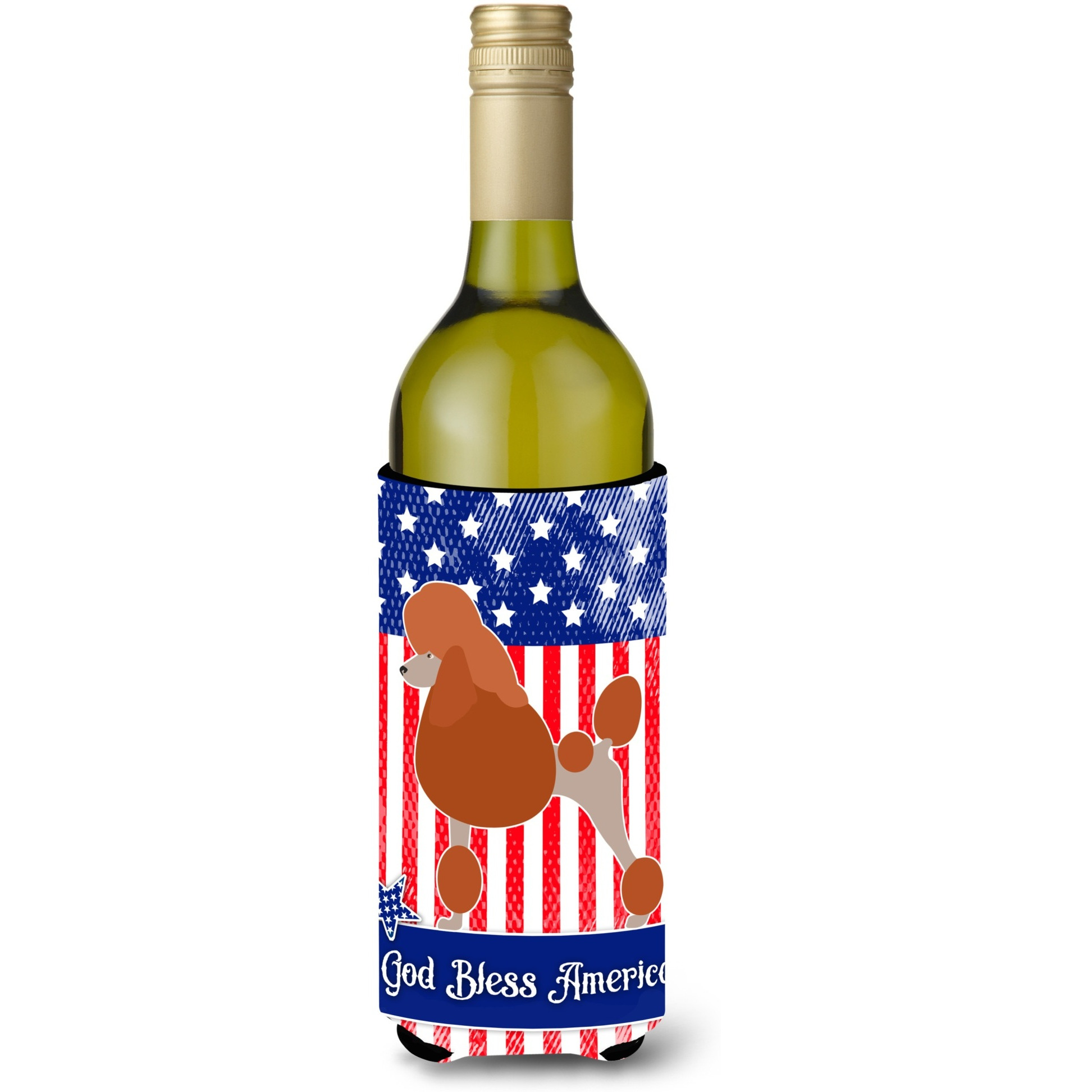 &quotCaroline's Treasures Royal Poodle American Decorative Bottle Hugger, 750 ml, Multicolor"