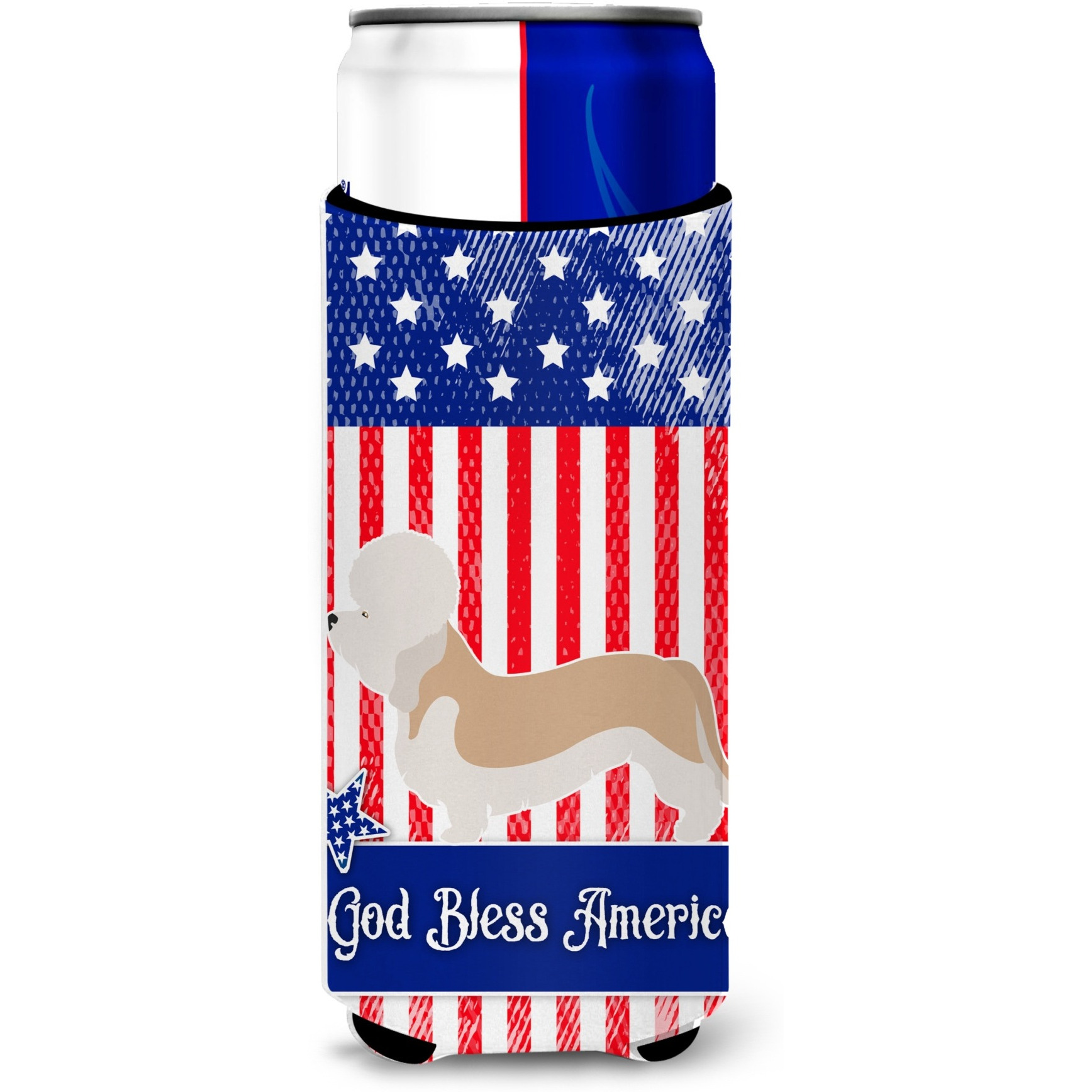 &quotCaroline's Treasures Dandie Dinmont Terrier American Decorative Can Hugger, Slim, Multicolor"