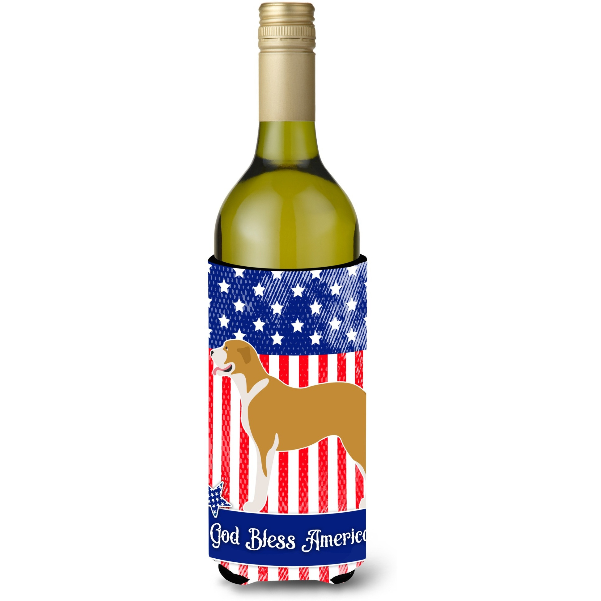 &quotCaroline's Treasures Belgium Mastiff American Decorative Bottle Hugger, 750 ml, Multicolor"