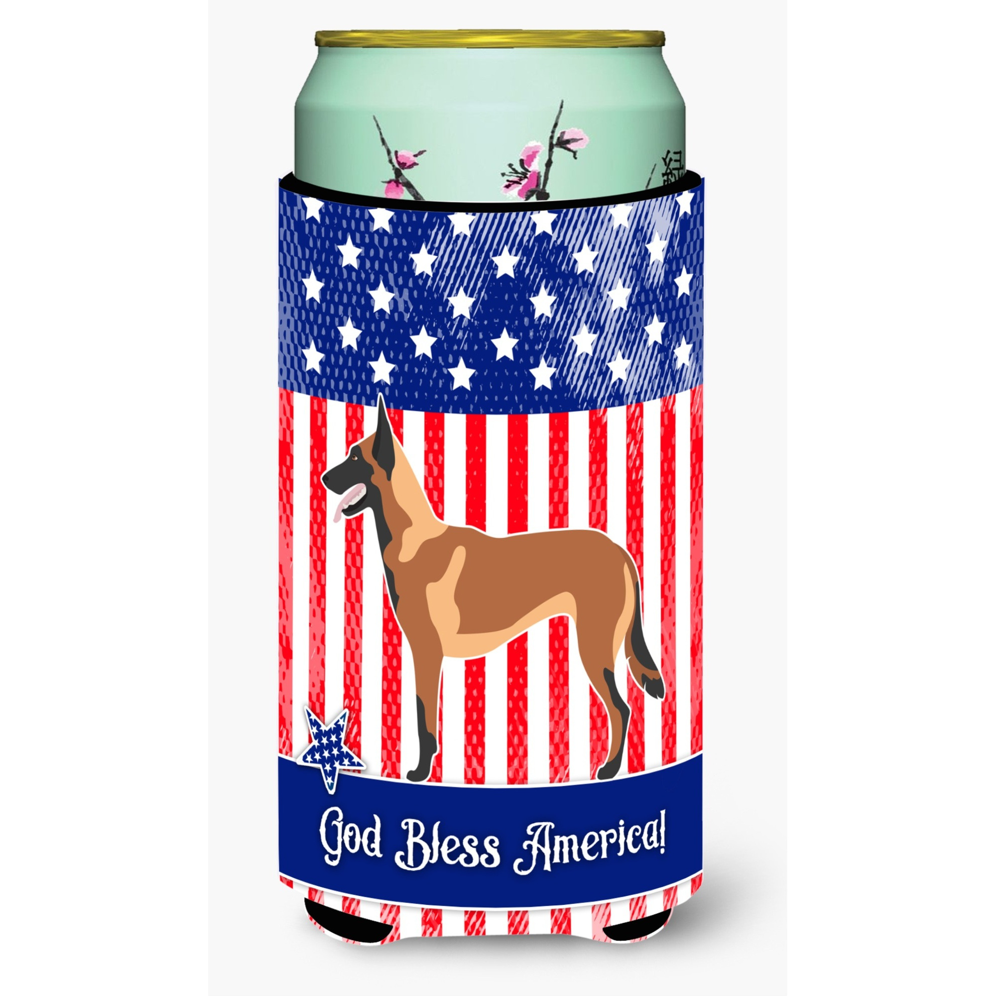 &quotCaroline's Treasures Malinois Belgian Shepherd American Decorative Can Hugger, Tall Boy, Multicolor"