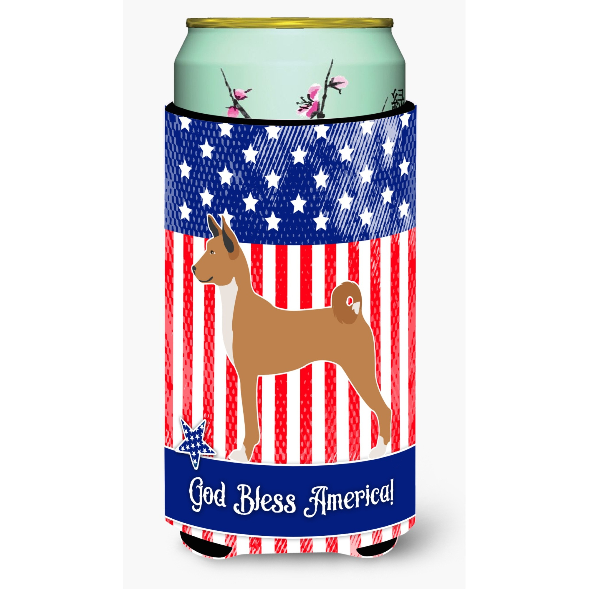 &quotCaroline's Treasures Telomian American Decorative Can Hugger, Tall Boy, Multicolor"