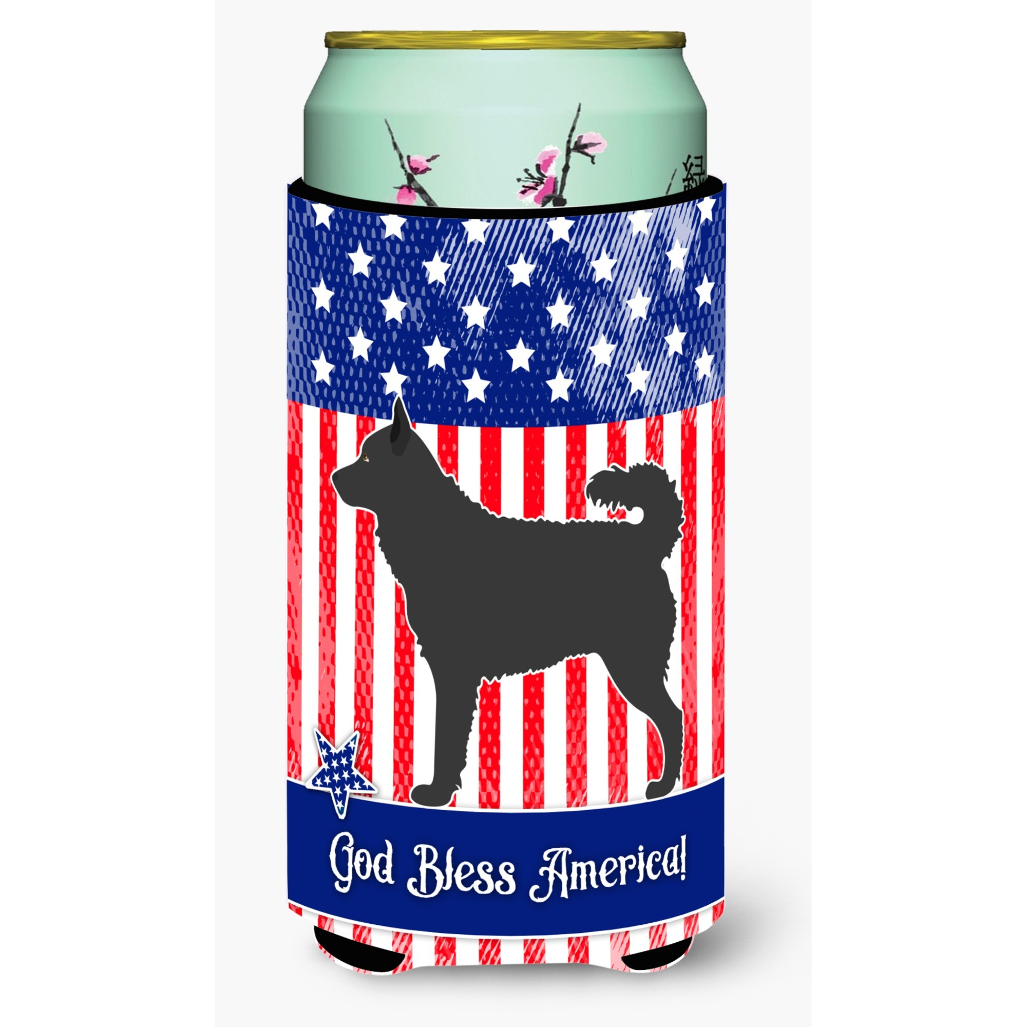 &quotCaroline's Treasures Mudi American Decorative Can Hugger, Tall Boy, Multicolor"